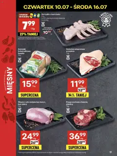 Delikatesy Centrum Gazetka od 10.07.2025 | Strona: 17 | Produkty: Kurczak, Mięso, Golonka wieprzowa, Delikatesy