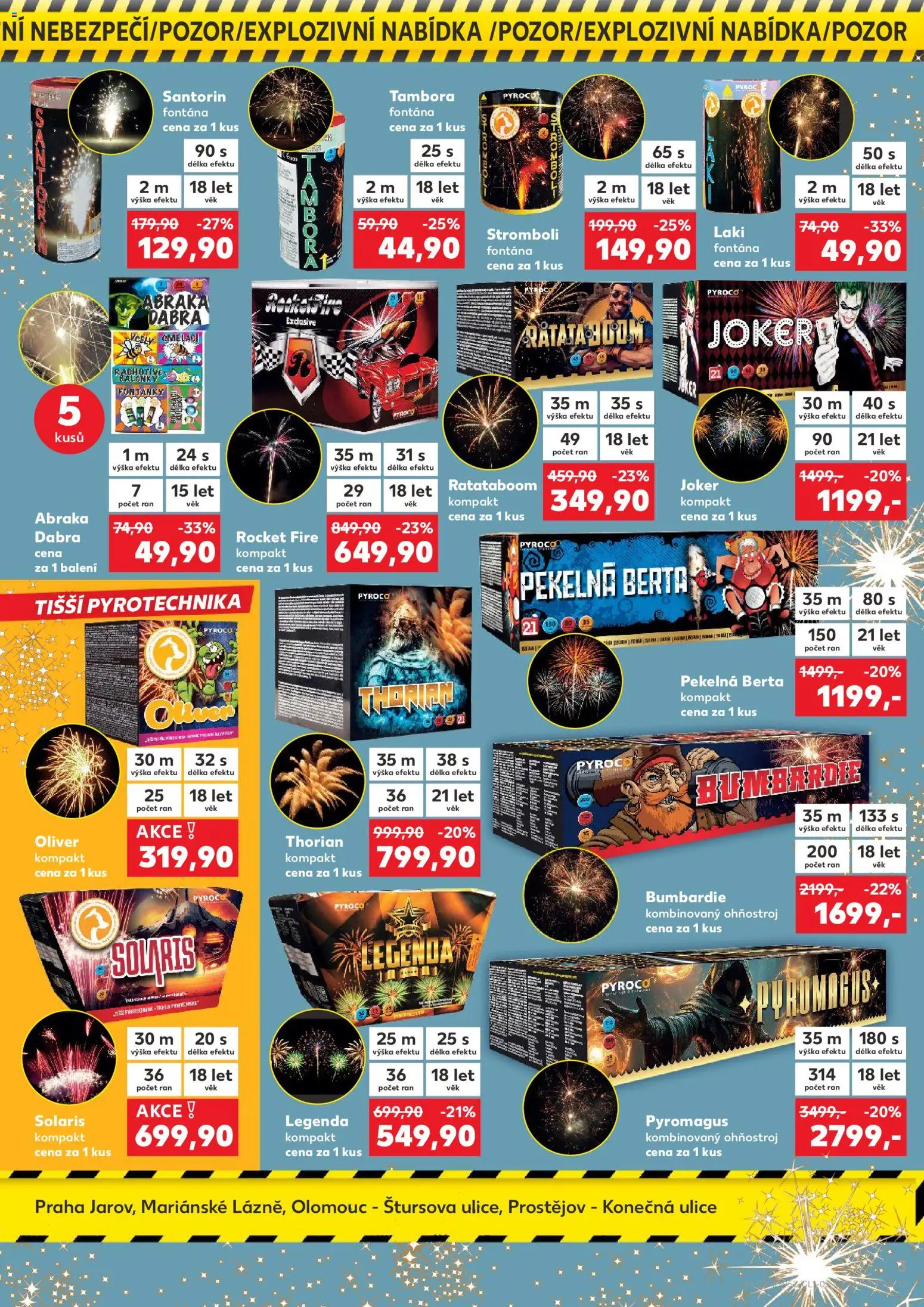 Kaufland leták od 27.12.2025 | Strana: 3 | Produkty: Balonky, Pyrotechnika, Ohňostroj