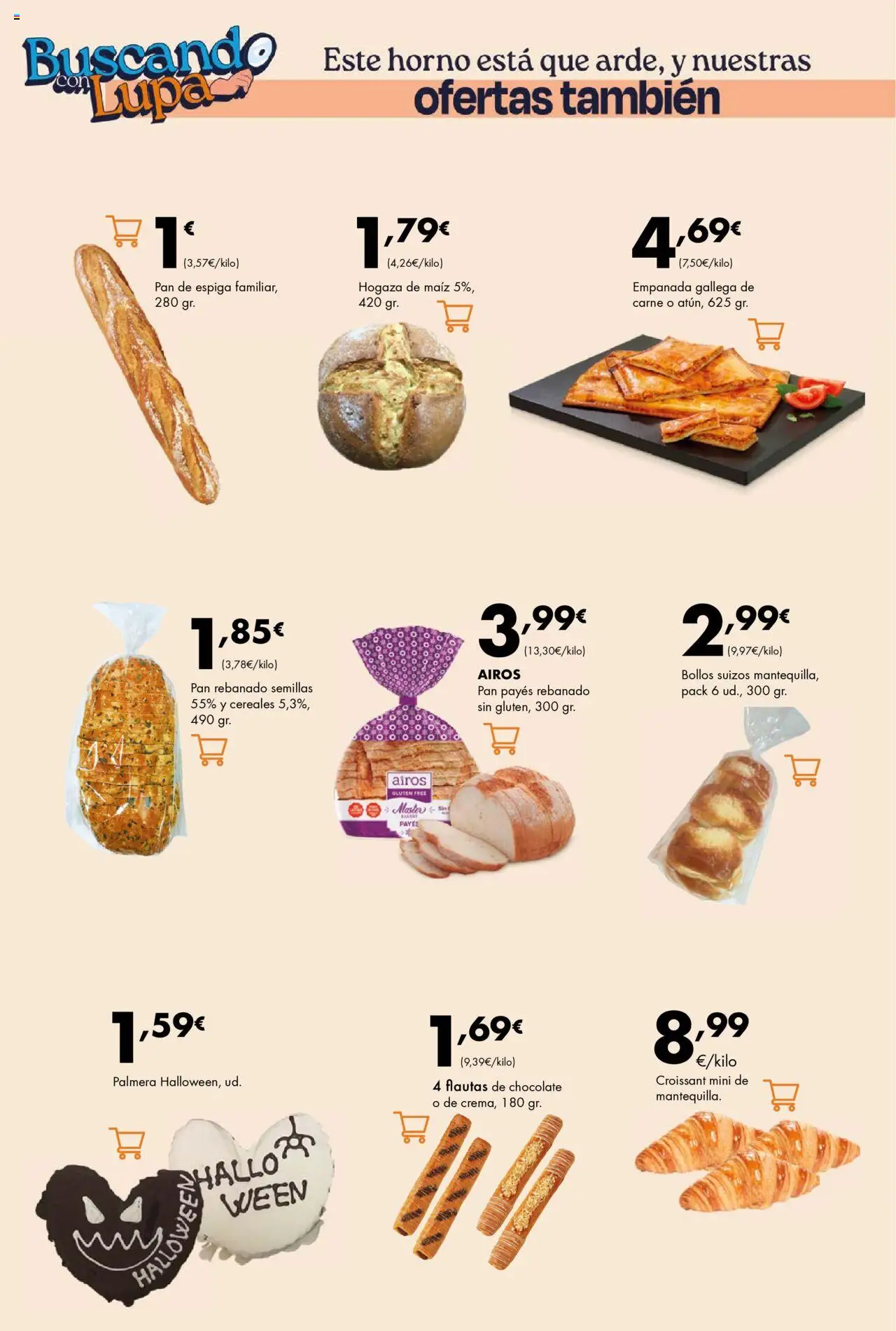 Lupa Supermercados folleto │ válido desde el 16.10.2025 | Página: 10 | Productos: Pan, Chocolate, Cereales, Horno