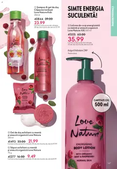 Ofertele Oriflame valabile de la 12.11.2025 | Pagină: 147 | Produse: Zmeură, Exfoliant, Șampon, Săpun