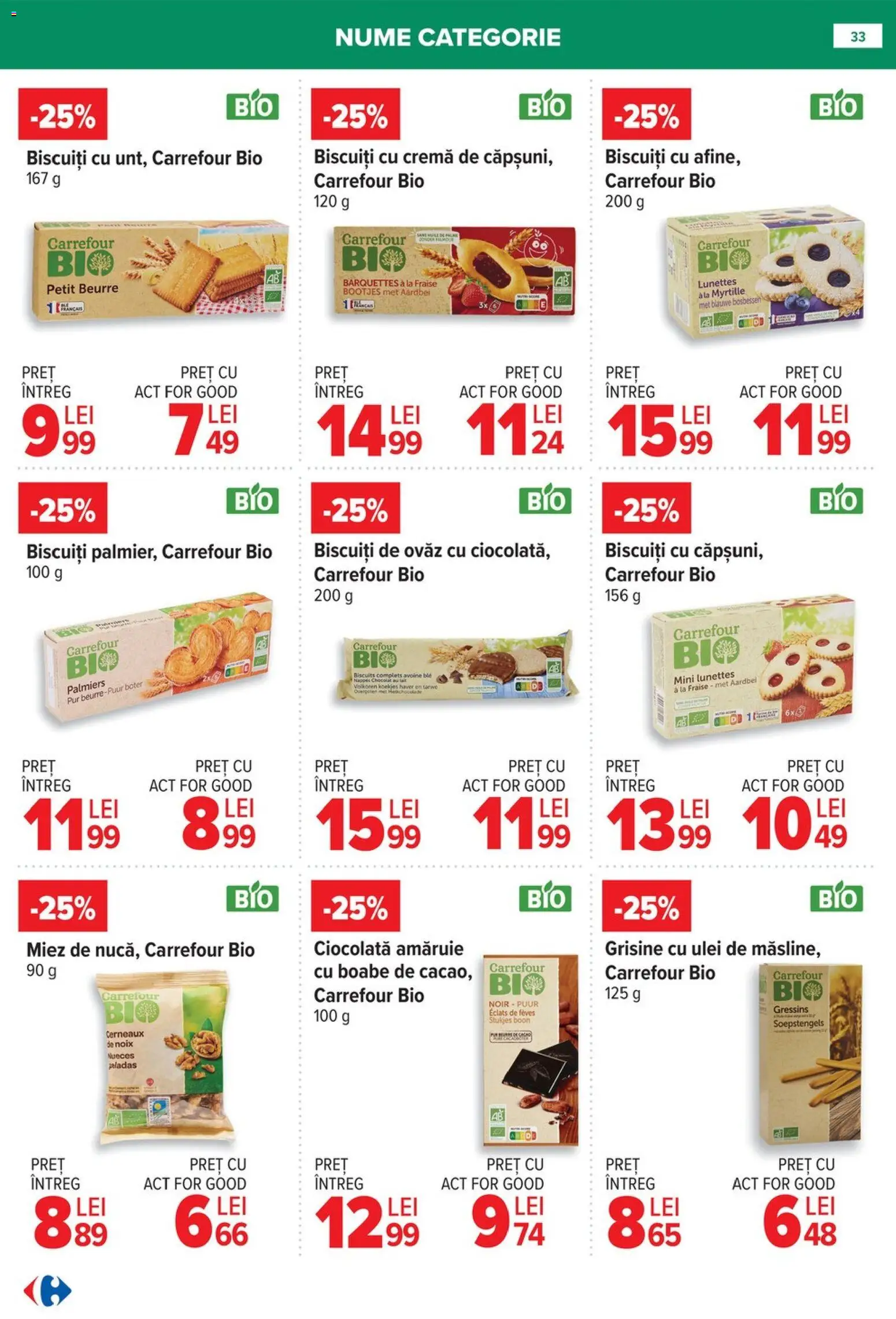 Noul catalog Carrefour – valabil de la 08.01.2026 | Pagină: 33 | Produse: Şerit ödül, Mici, Cremă, Ulei