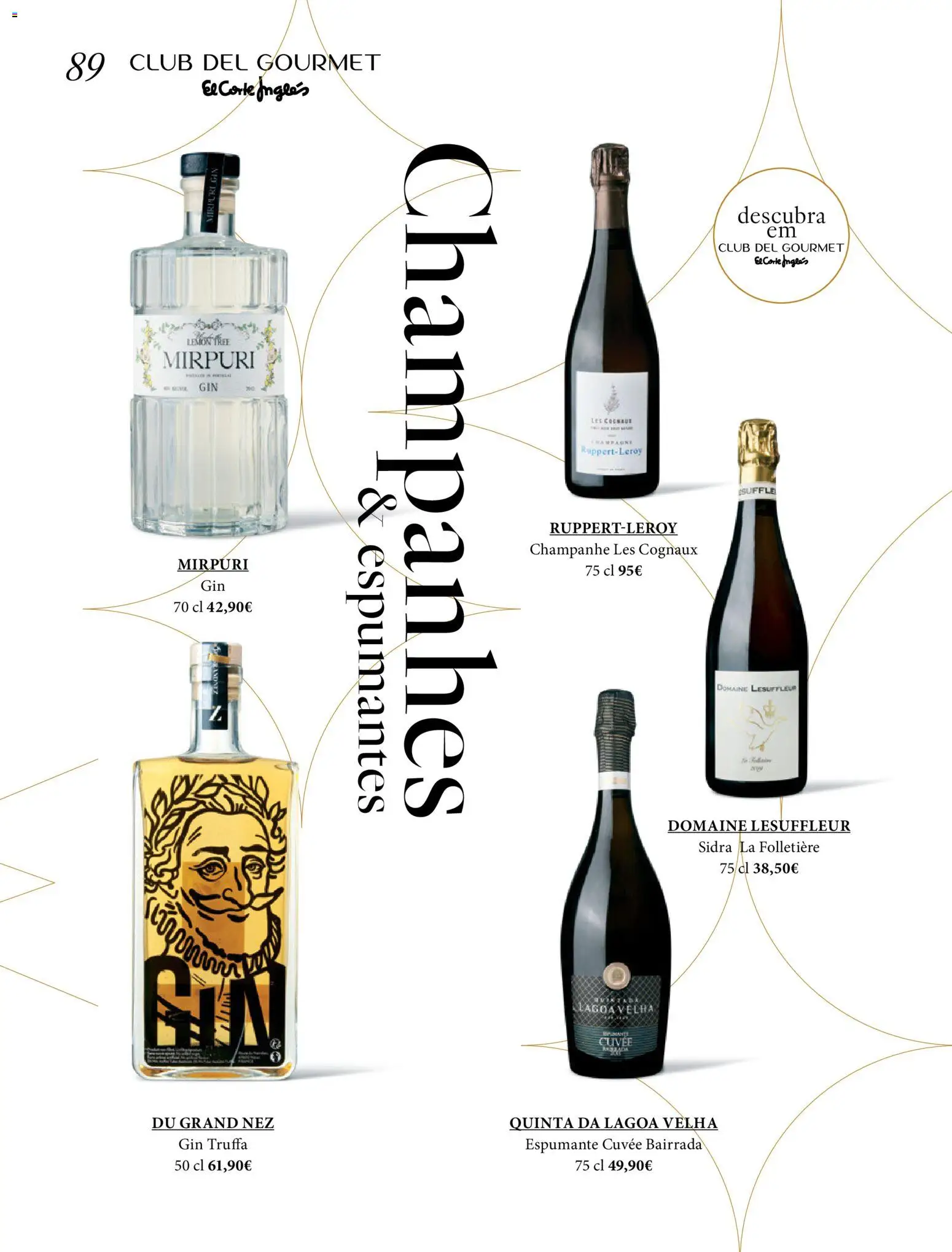 El Corte Ingles folheto │ válido de 26.11.2025 | Página: 89 | Produtos: Espumante, Gin