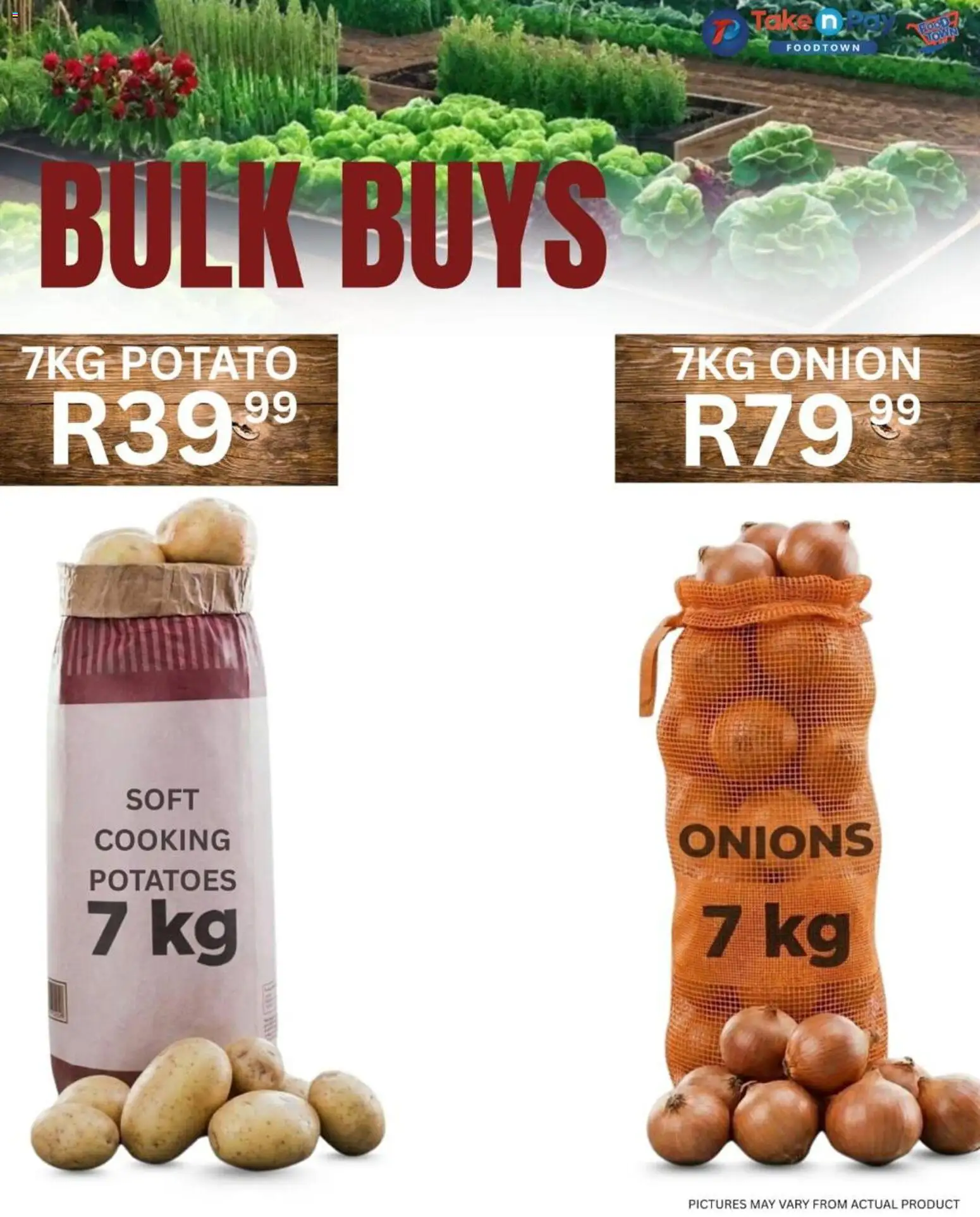 New Take n Pay catalogue – valid from 28.04.2026 | Page: 14 | Products: Potatoes, Onions