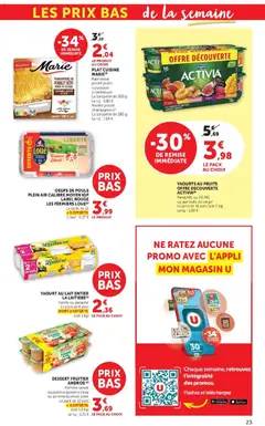Super U - Prévisualisation de Super U - Les prix bas de la semaine valide à partir de 14.04.2026 | Page: 23
