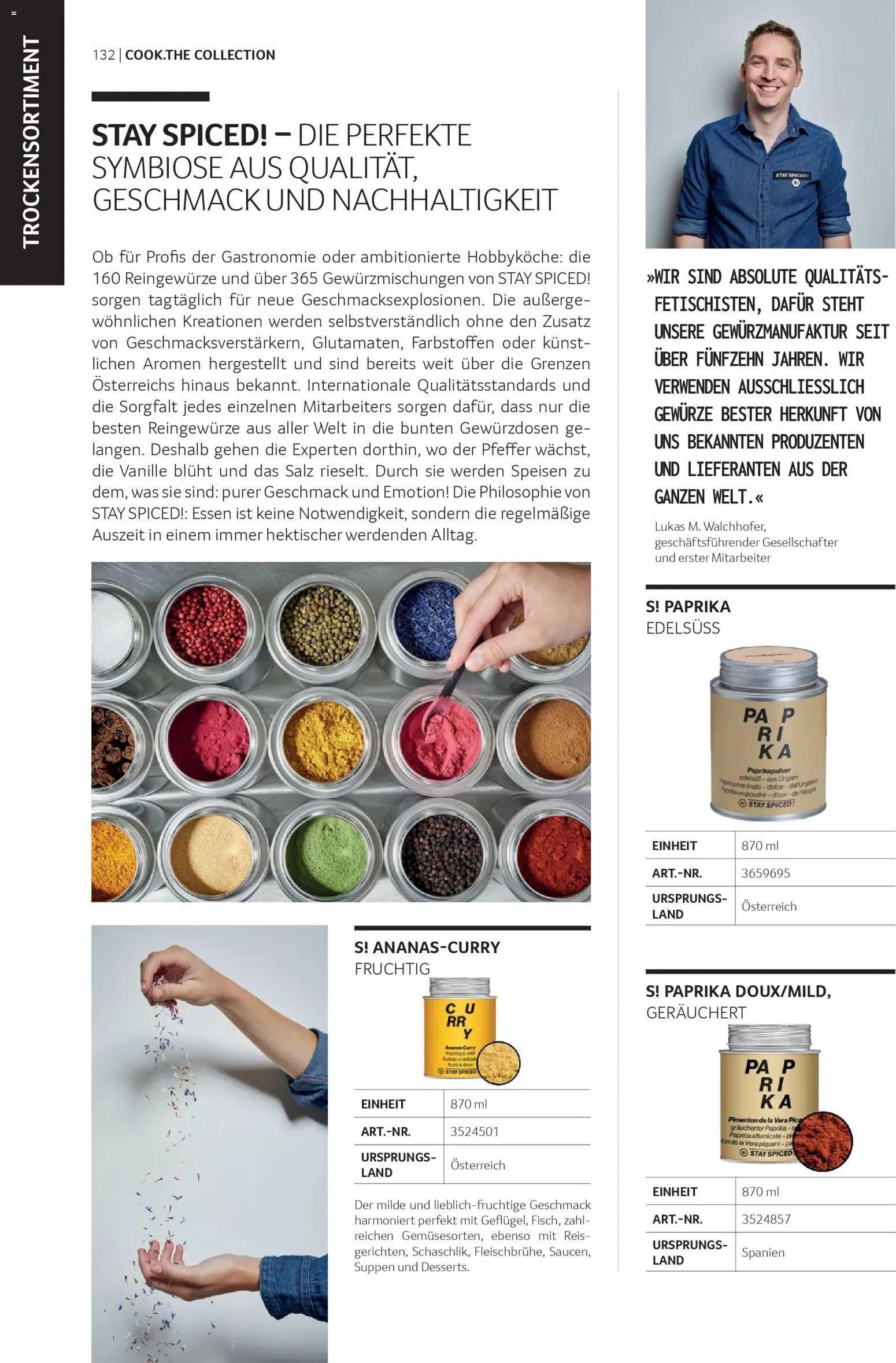 Transgourmet Cook Look-Book gültig ab 08.04.2026 | Seite: 132 | Produkte: Gewürze, Pfeffer, Reis, Ananas