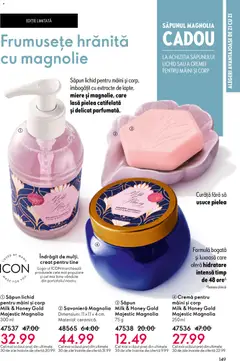 Ofertele Oriflame valabile de la 23.12.2025 | Pagină: 149 | Produse: Body, Cremă, Săpun, Săpun lichid