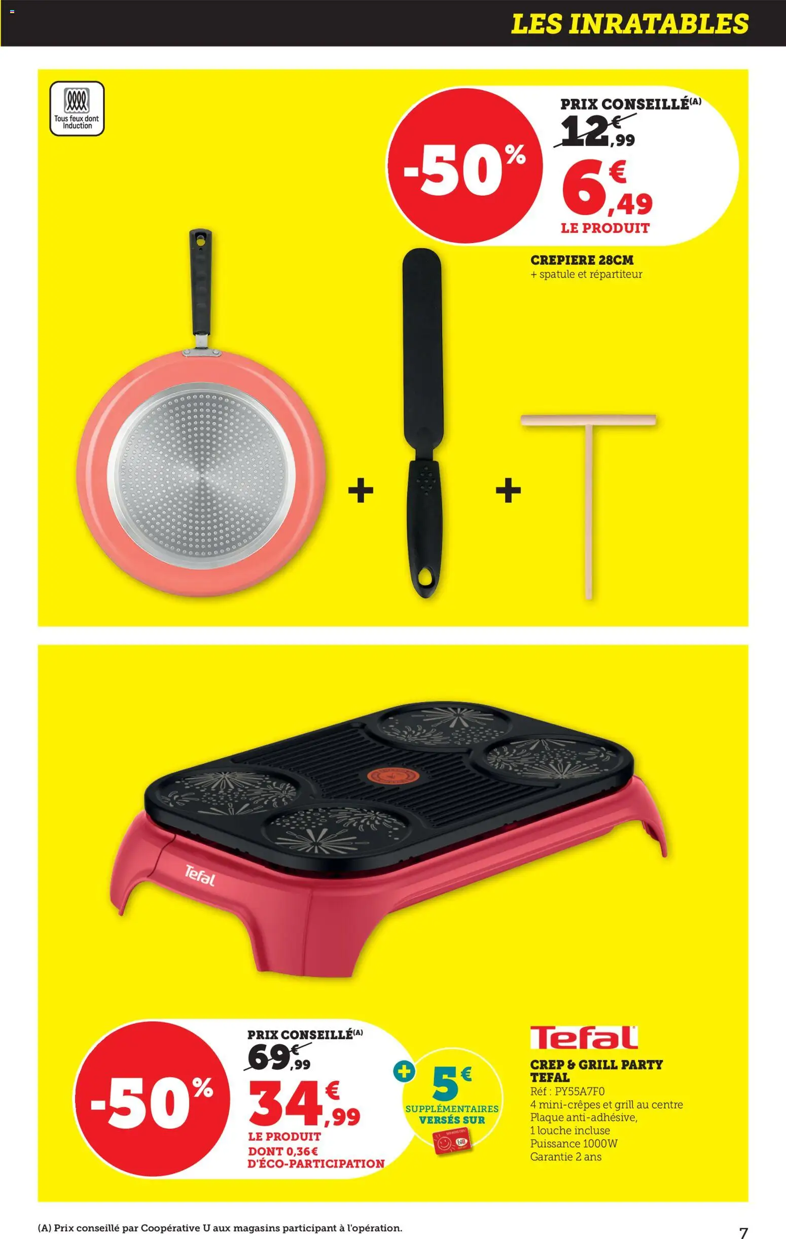 {H1} | Page: 7 | Produits: Grill, Spatule, Crêpière, Tefal