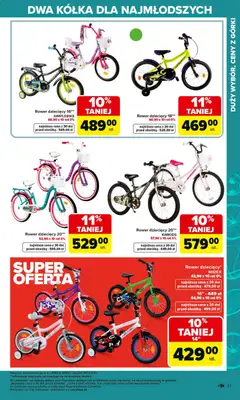 Pogląd oferty "Carrefour gazetka - Ogród" - ważna od 02.03.2026 | Strona: 31 | Produkty: Rower