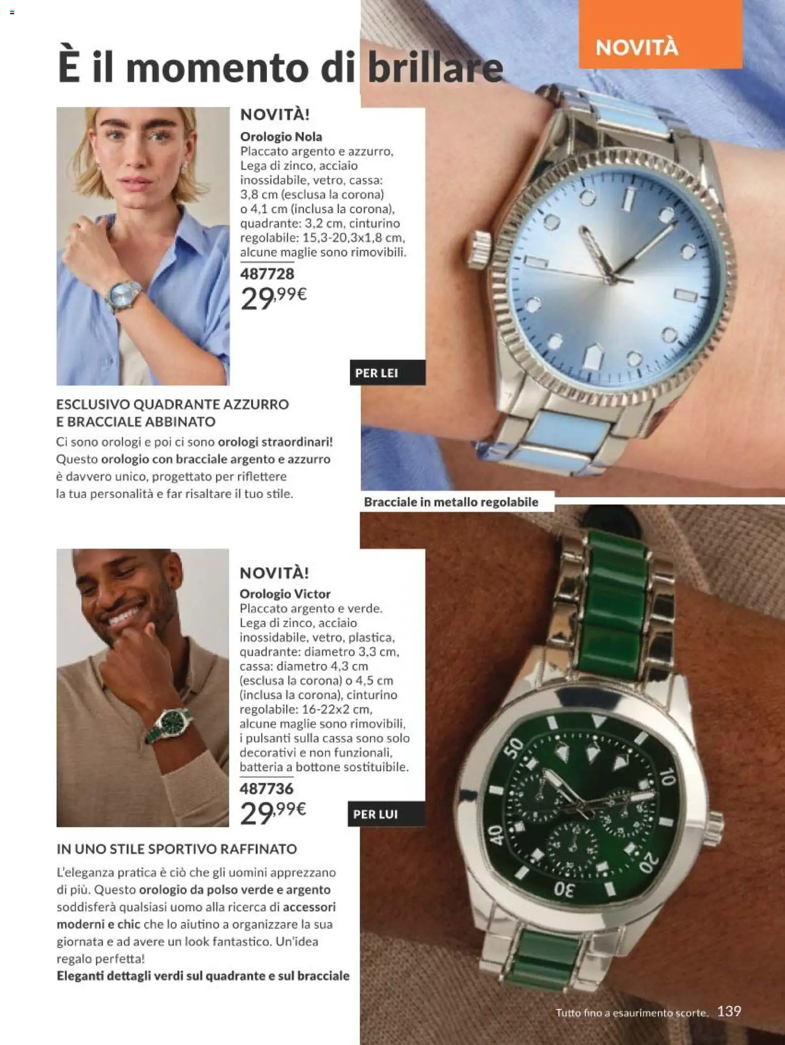 Volantino Avon del 01.05.2026 | Pagina: 139 | Prodotti: Bracciale, Orologio, Batteria