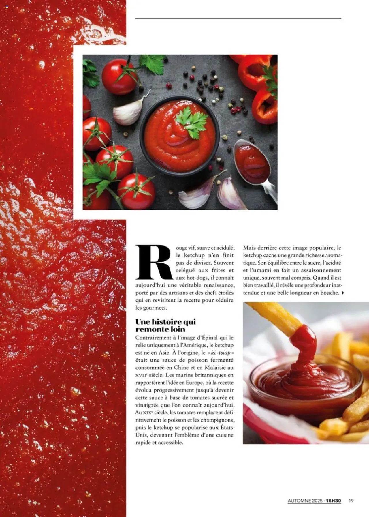  | Page: 19 | Produits: Frites, Tomates, Poisson, Ketchup