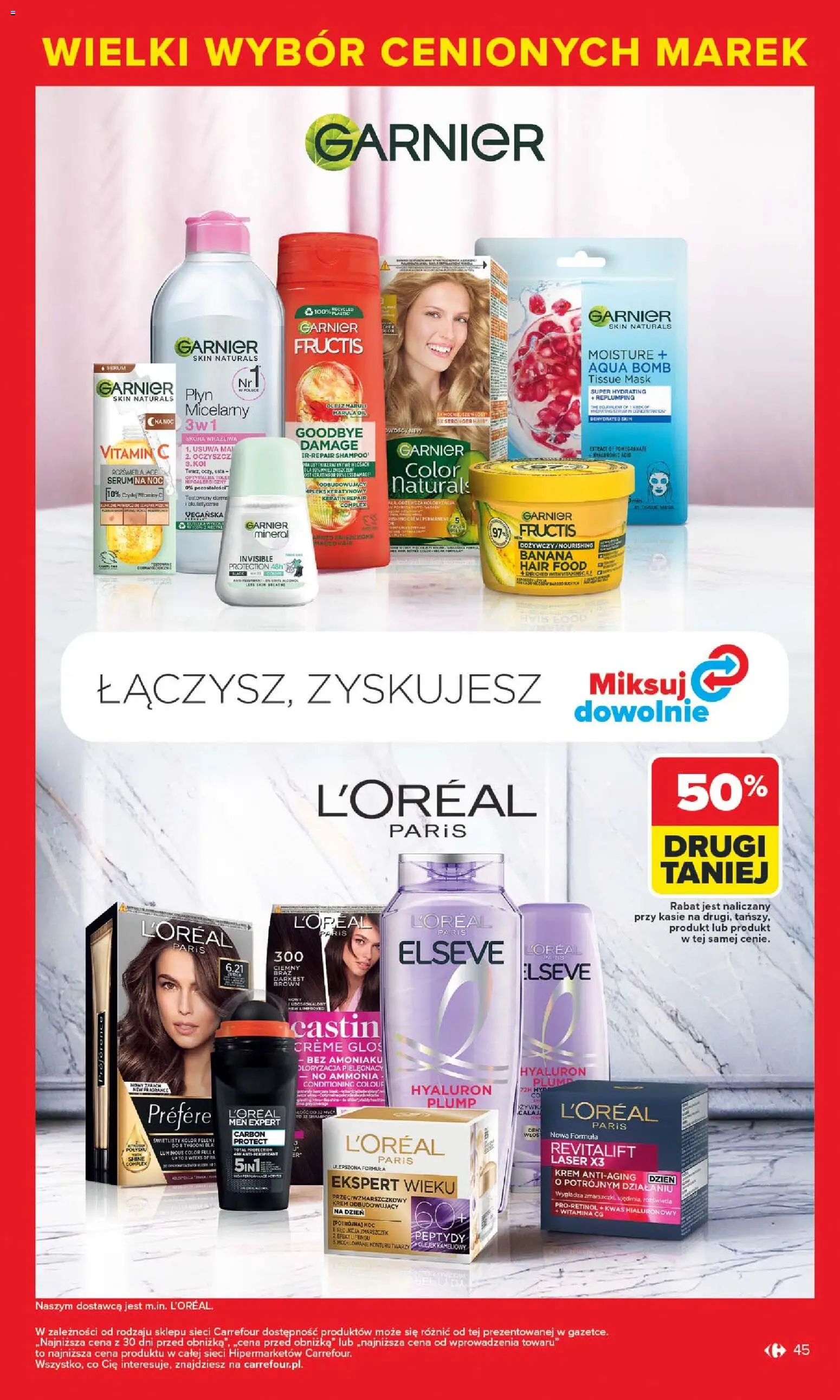 Carrefour Gazetka - Markowe atrakcje cenowe od 27.10.2025 | Strona: 47 | Produkty: Krem