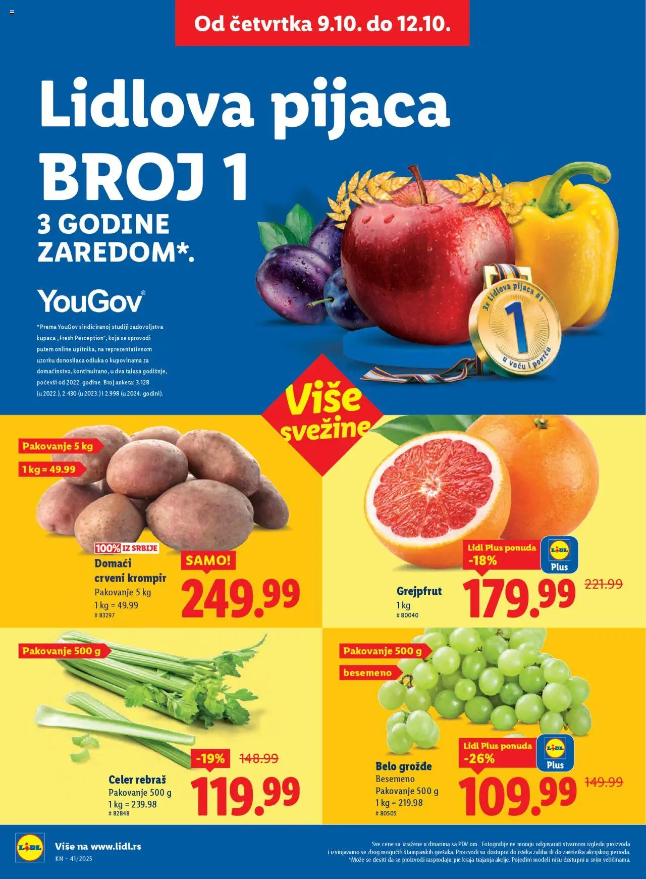 Lidl katalog - važi od 09.10.2025 | Strana: 6 | Proizvode: Crveni krompir, Krompir, Pakovanje, Celer