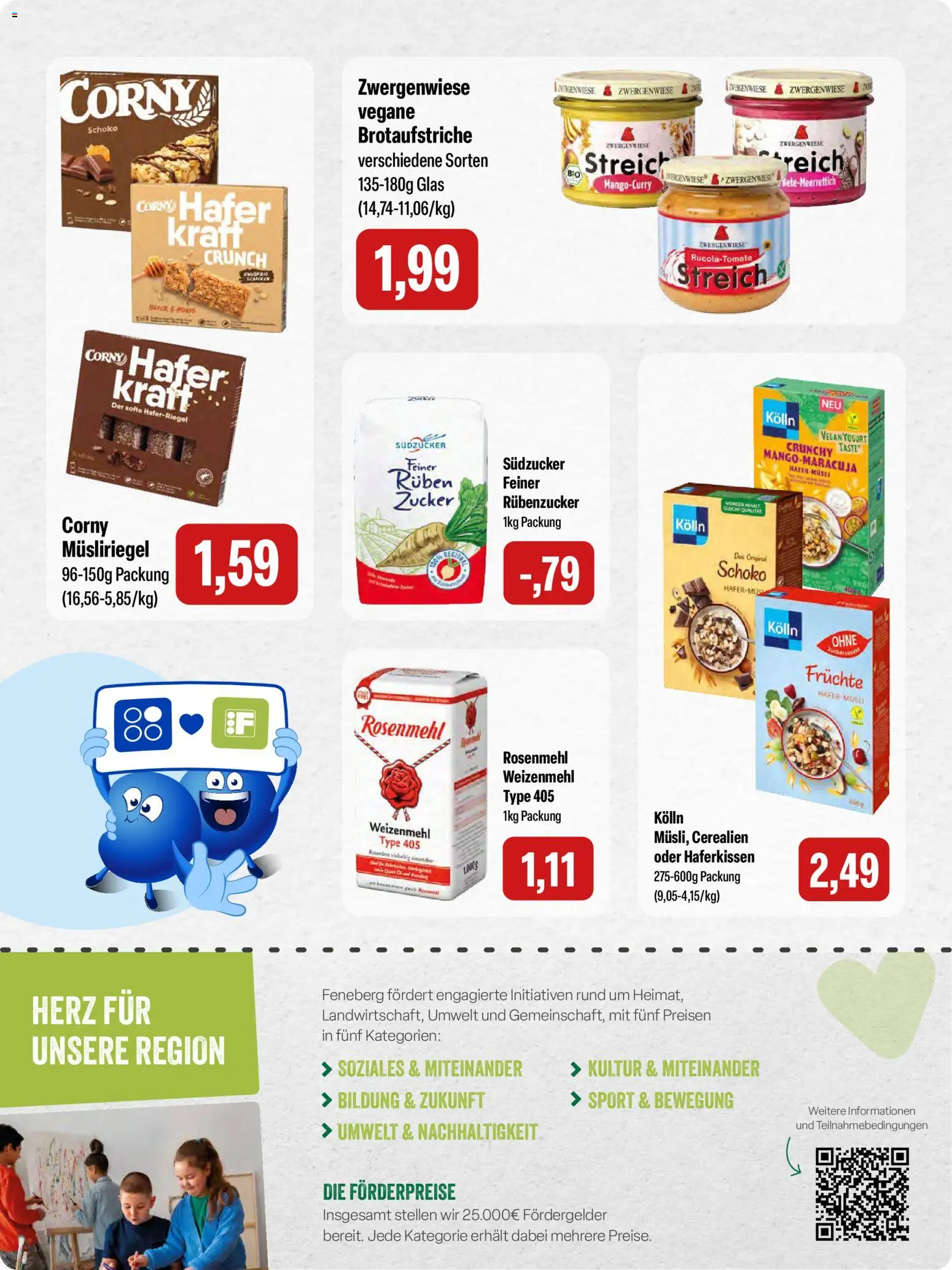 Feneberg Angebote – gültig ab 08.01.2026 | Seite: 11 | Produkte: Kolln, Weizenmehl, Zucker