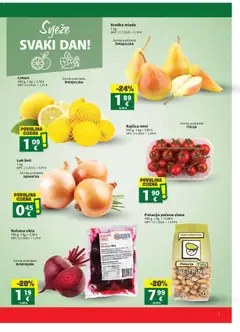 Katalog Ribola - Pregled kataloga iz trgovine Ribola, vrijedi od 18.03.2026 | Stranica: 3 | Proizvodi: Luk, Cikla, Kruška, Rajčica