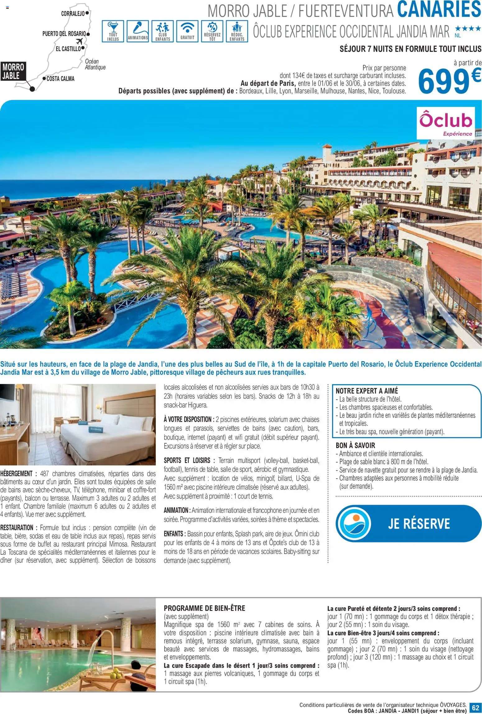 {H1} | Page: 62 | Produits: Sodas, Plantes, Gommage, Buffet