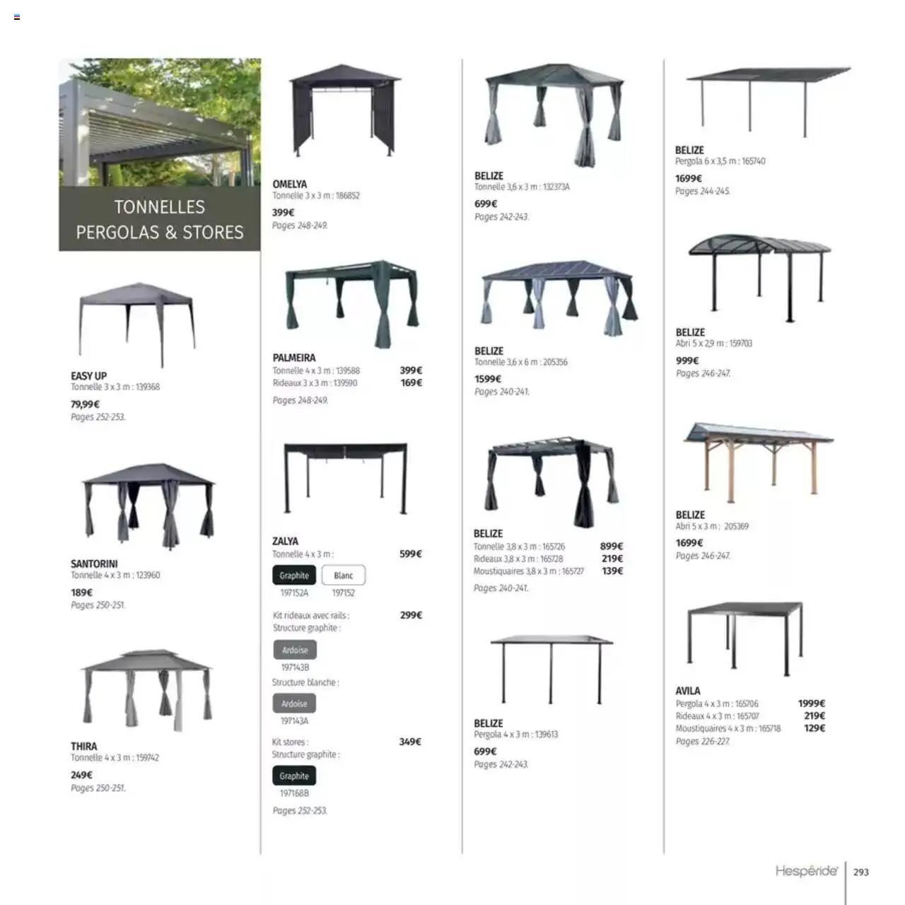  | Page: 293 | Produits: Tonnelle, Pergola