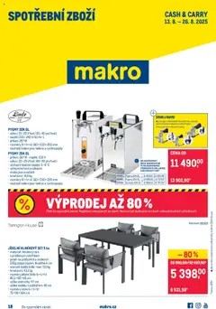 Náhled letáku Makro leták - Spotřební zboží od 13.08.2025