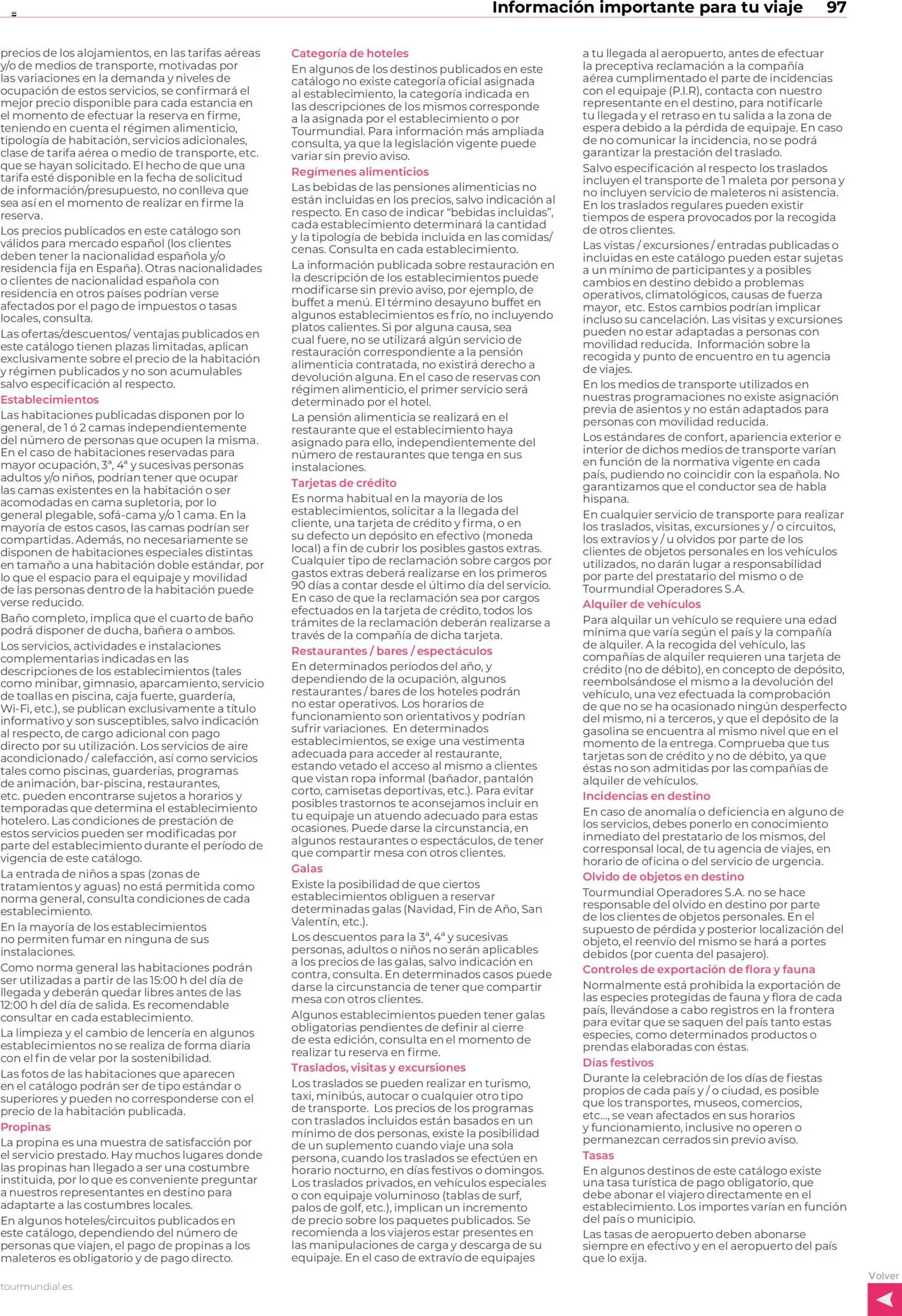 Viajes El Corte Inglés Centroamérica y Sudamérica │ válido desde el 01.01.2026 | Página: 96 | Productos: General, Maleta, Cama, Caja