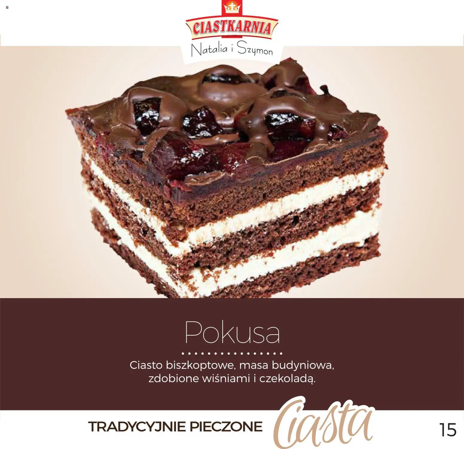Topaz Gazetka - Ciasta  od 01.12.2025 | Strona: 15 | Produkty: Ciasto