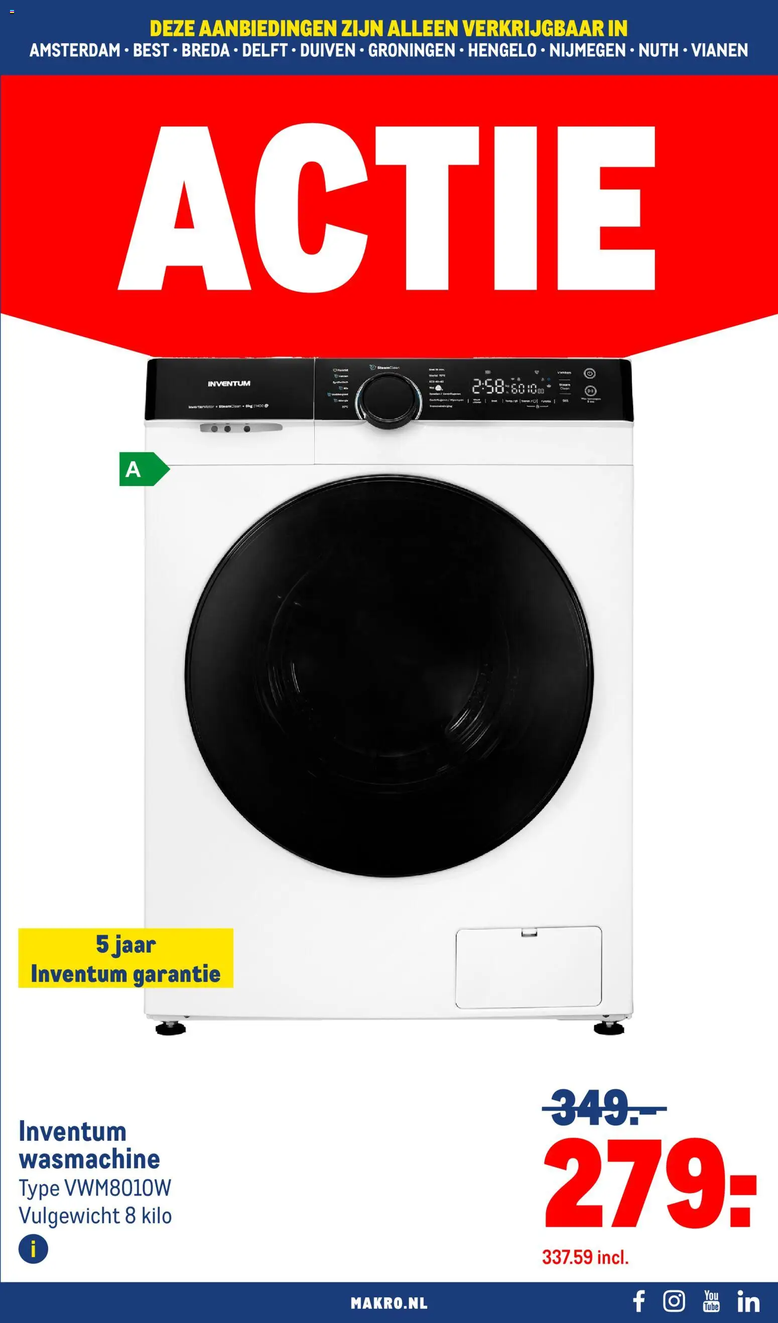 {H1} | Pagina: 83 | Producten: Wasmachine