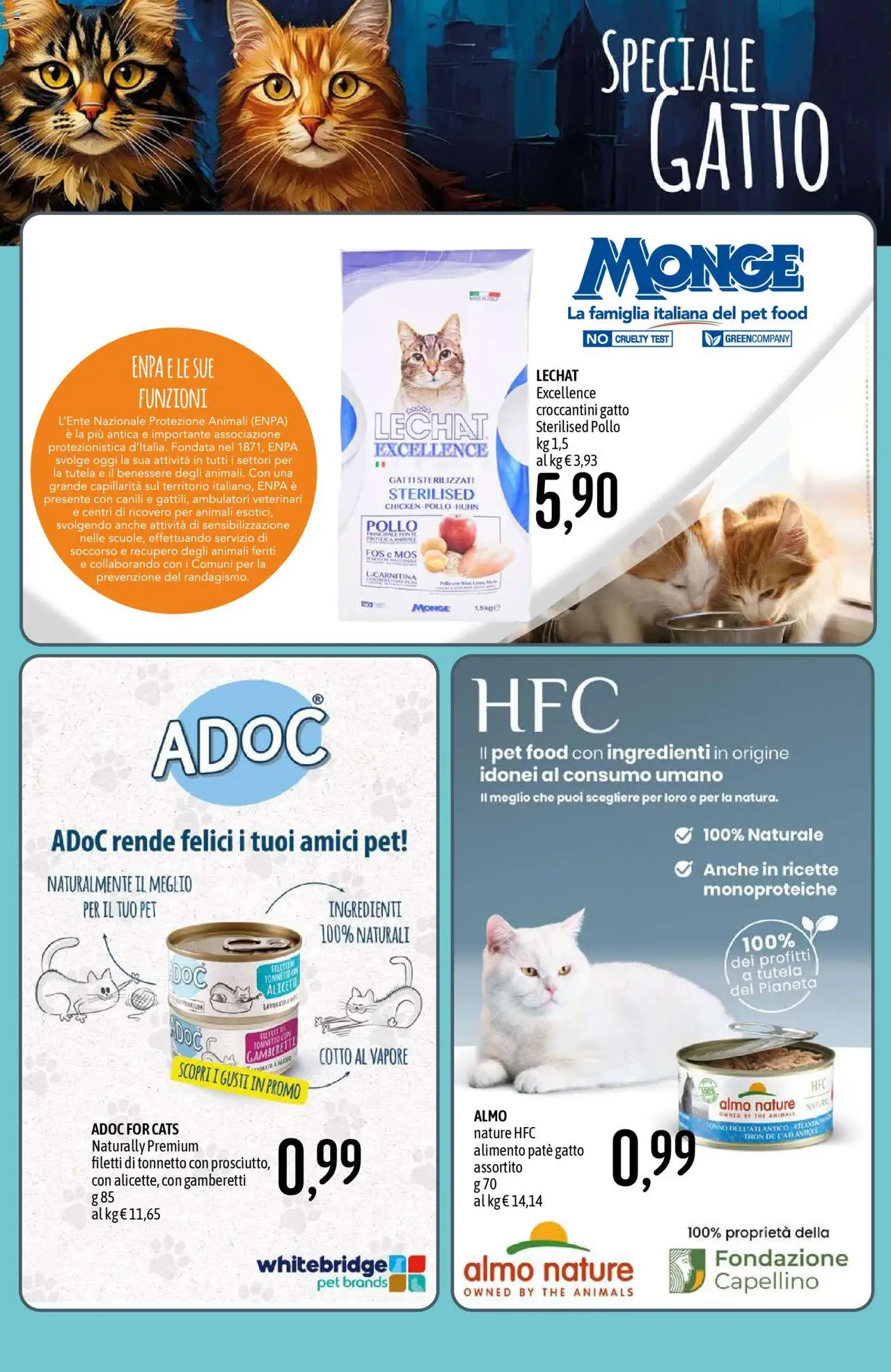 Volantino Emisfero del 20.10.2025 | Pagina: 7 | Prodotti: Paté, Pollo, Tonno, Gamberetti