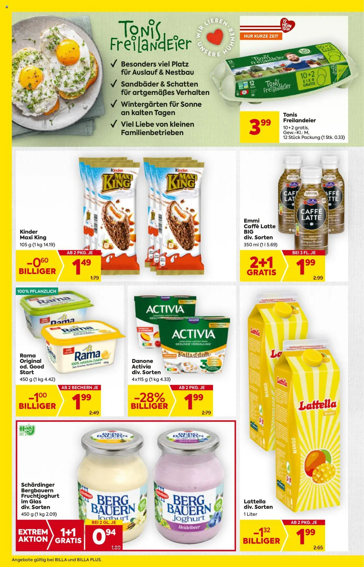 Billa AT akciós ujság - amely érvényes a következő dátumtól: 31.07.2025 | Oldal: 10 | Termékek: Rama, Joghurt, Mangó