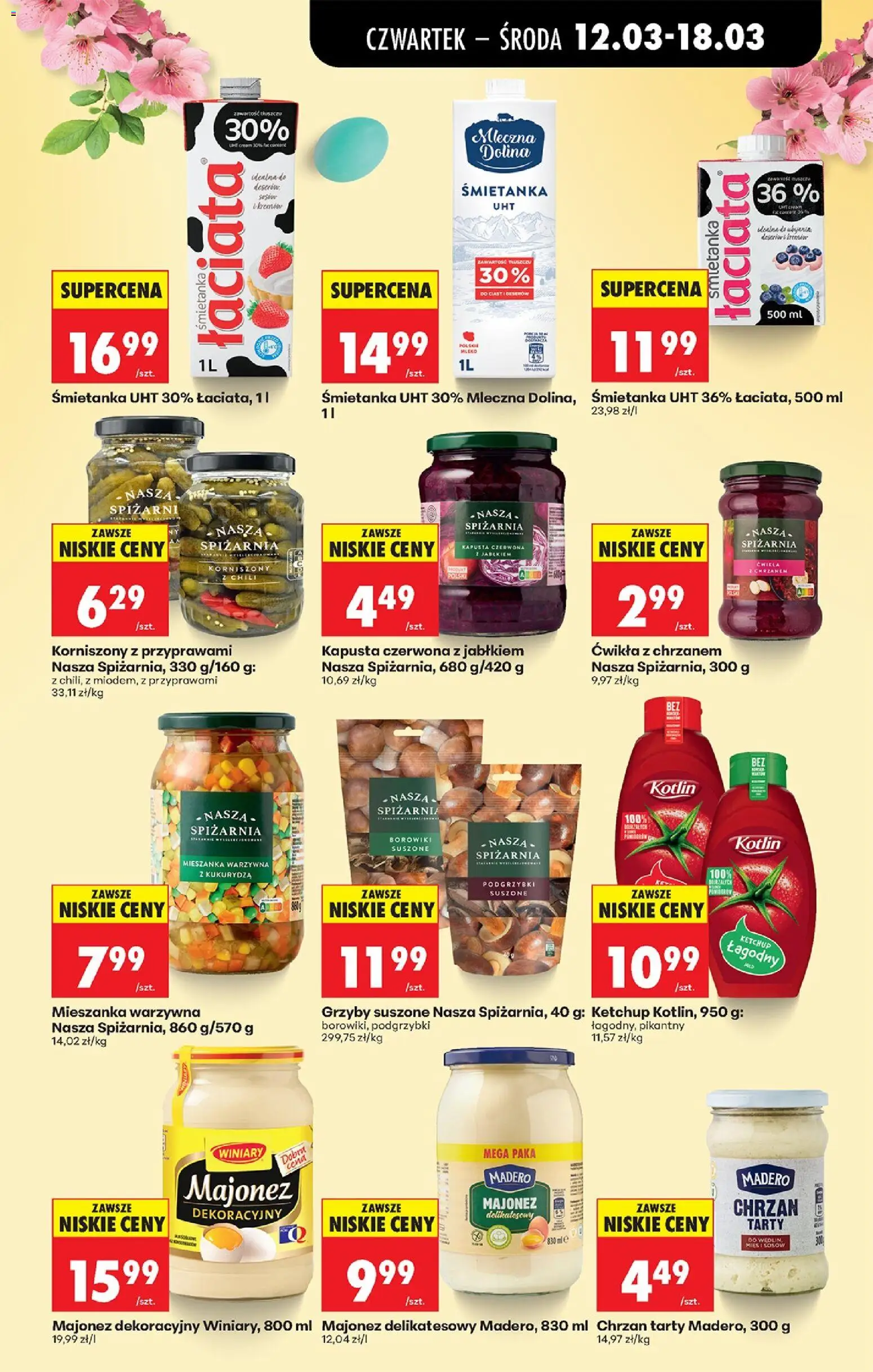 Biedronka Polsko leták - Codziennie niskie ceny od 12.03.2026 | Strana: 53 | Produkty: Mléko, Kapusta