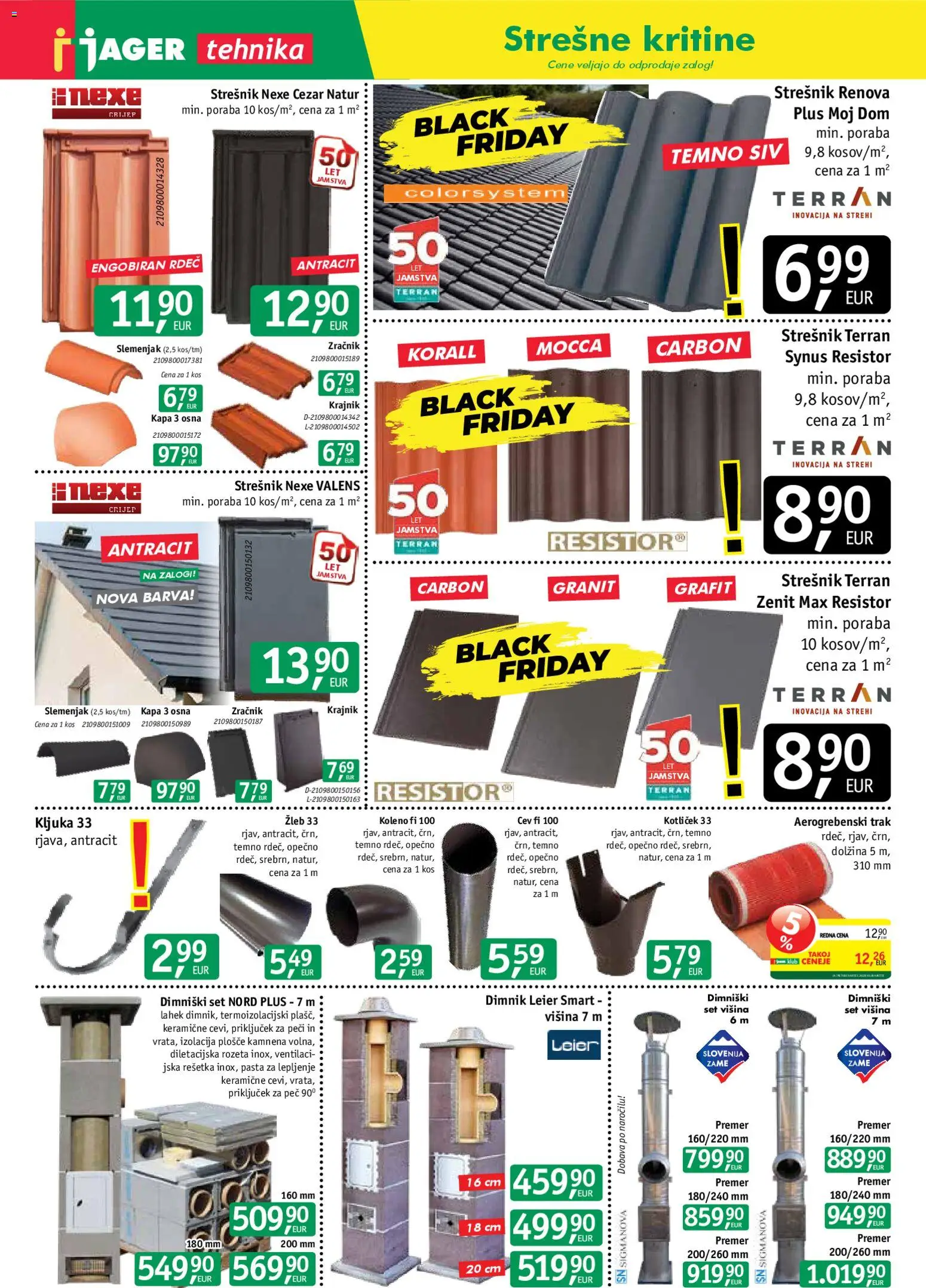 Novi Jager katalog ponudbe – veljaven od 26.11.2025 | Stran: 4 | Izdelki: Kos, Kljuka, Barva, Kapa