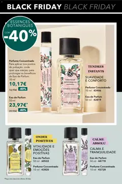 Pré-visualização Perfume Concentrado, Para aplicar nos pontos de pulsação, onde quer que estejas, para prolongar os benefícios da Eau de Parfum. 10 ml válido de 12.11.2025 | Página: 36 | Produtos: Perfume
