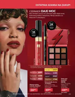 Pogląd oferty "Avon Katalog 3 2026" - ważna od 01.03.2026 | Strona: 141 | Produkty: Eyeliner, Kredka do oczu, Szminka