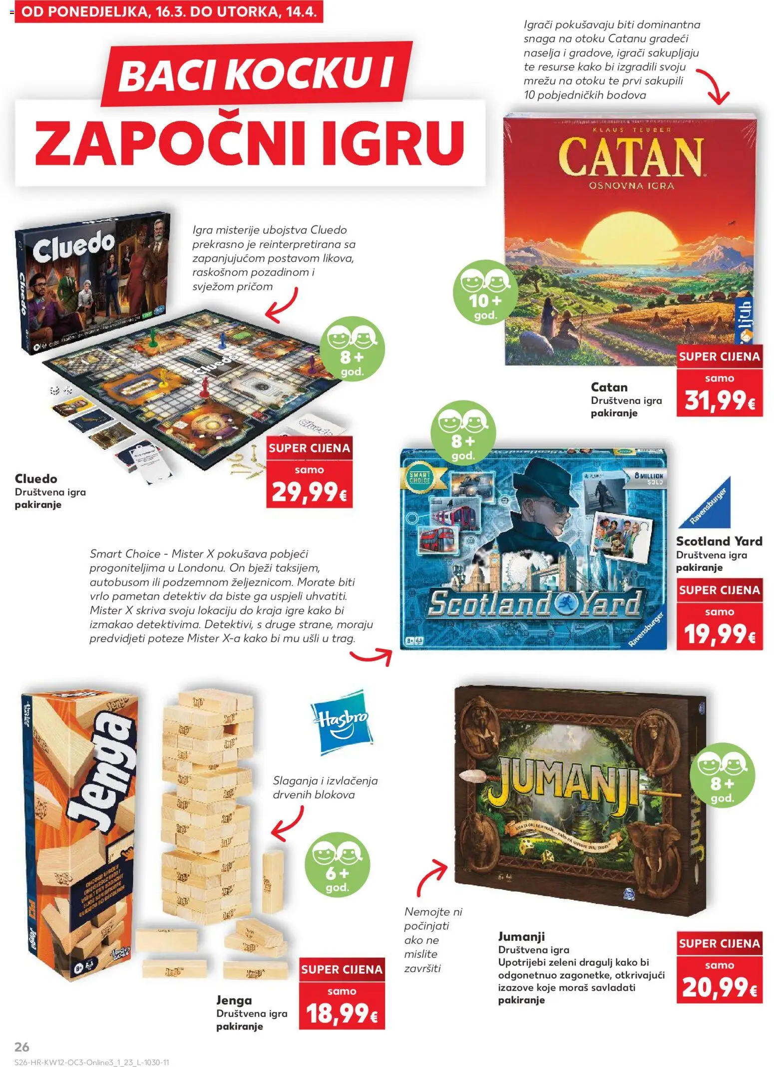 Kaufland HR akciós ujság - amely érvényes a következő dátumtól: 16.03.2026 | Oldal: 26