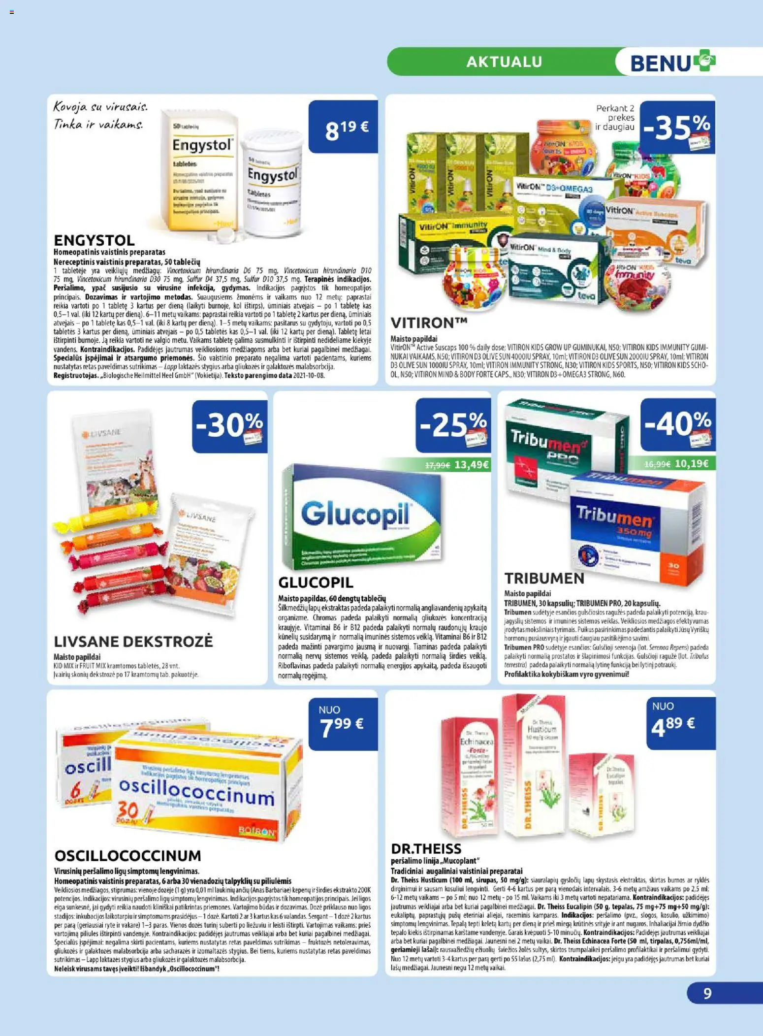 BENU akcijos nuo 01.01.2026 | Puslapis: 9
