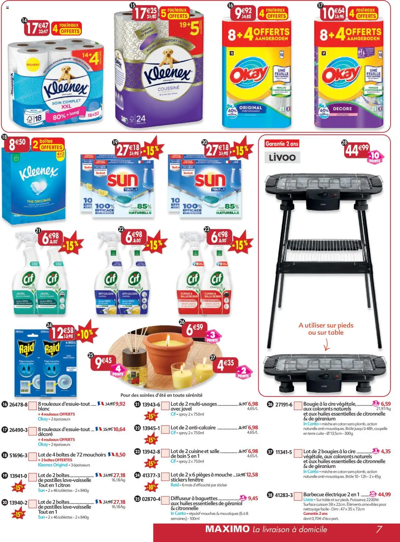 | Page: 7 | Produits: Barbecue, Coton, Citronnelle, Géranium