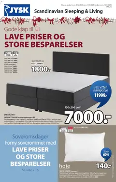Forhåndsvisning av JYSK kundeavis gyldig fra 01.12.2025
