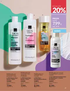 Pré-visualização Avon SK!N Nourish Removedor de Maquilhagem + Cuidado de Pestanas, Perfeito para: fácil remoção da maquilhagem e pestanas cuidadas válido de 01.10.2025 | Página: 29