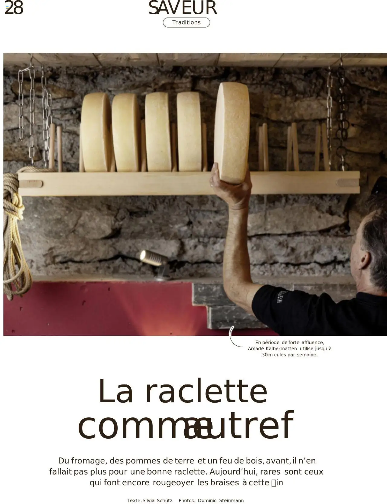 Migros Magazin FR – gültig ab 13.10.2025 | Seite: 28 | Produkte: Raclette
