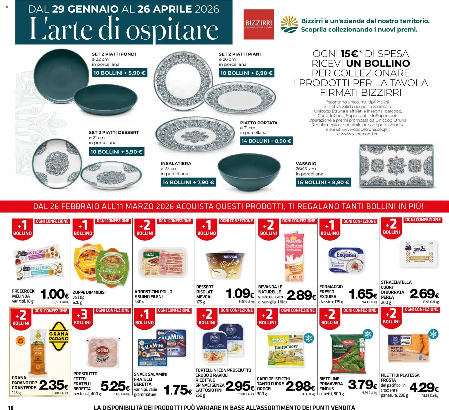 Volantino Superconti del 26.02.2026 | Pagina: 19 | Prodotti: Pollo, Suino, Ravioli, Stracciatella