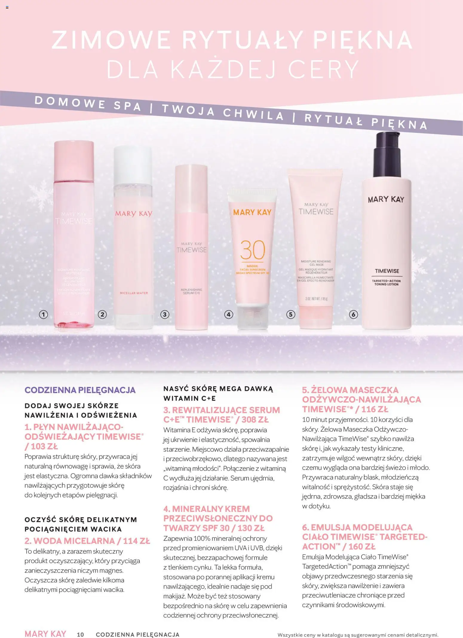 Mary Kay Katalog od 16.01.2026 | Strona: 10 | Produkty: Woda micelarna, Krem, Lotion, Woda
