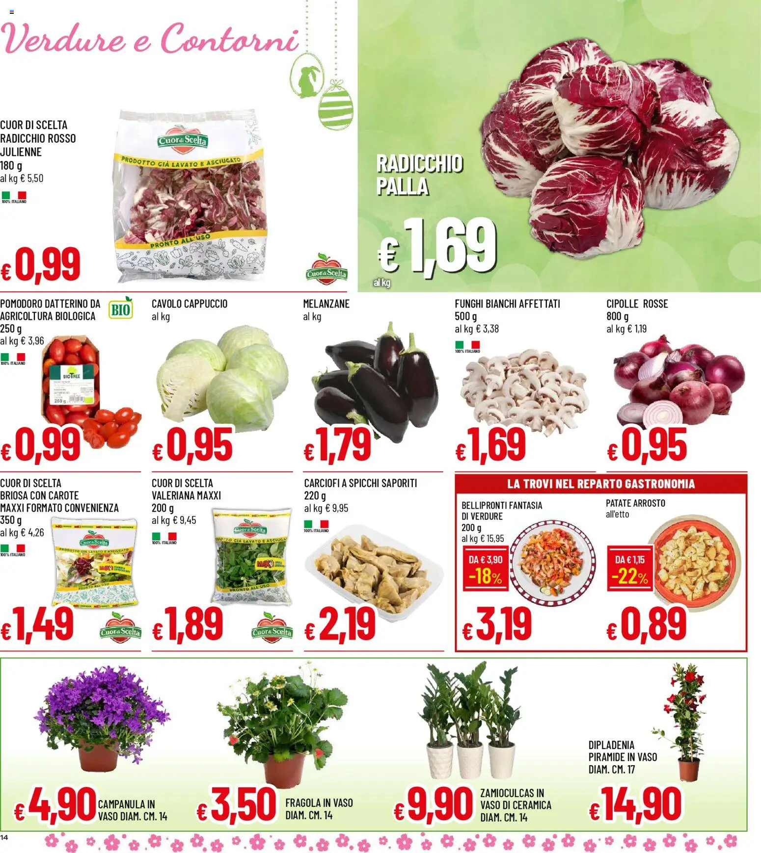 Volantino Galassia del 26.03.2026 | Pagina: 14 | Prodotti: Patate, Verdure, Cavolo, Melanzane