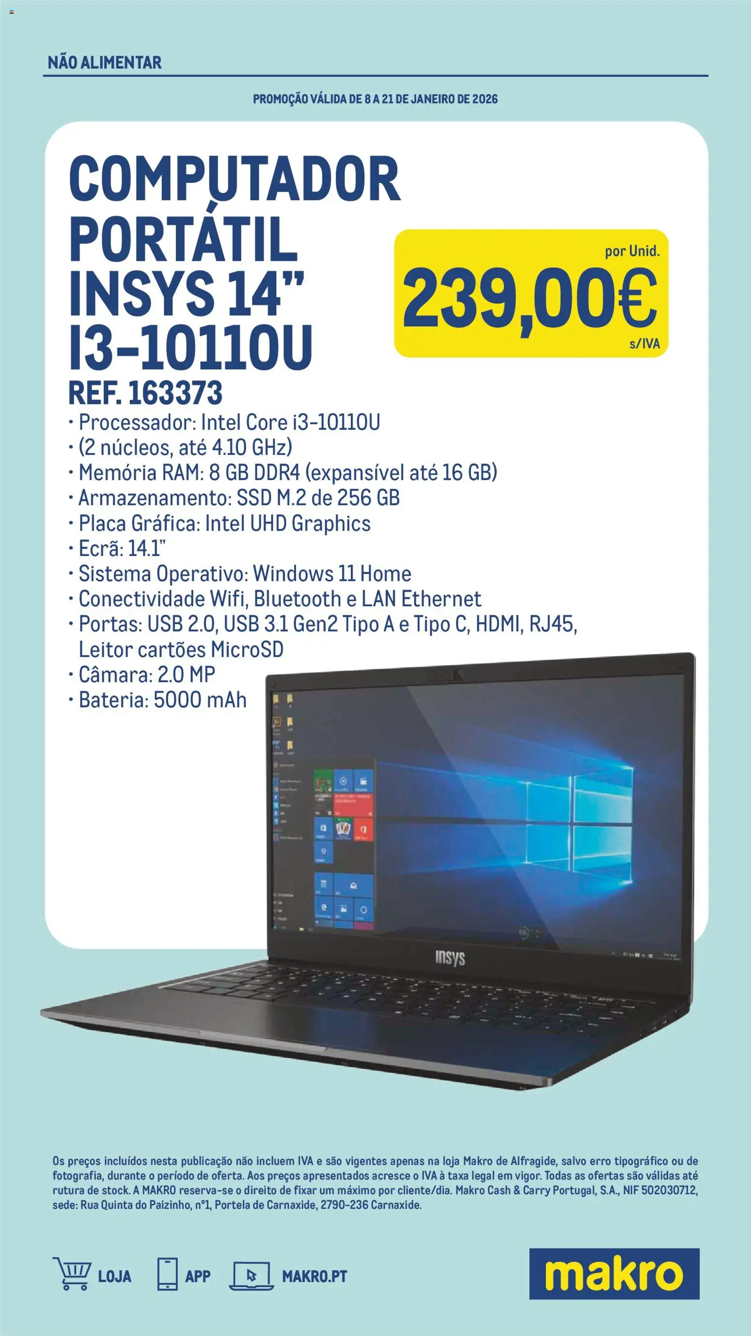 Makro Especial Lx Semana 3 - Exclusivo Loja Alfragide │ válido de 15.01.2026 | Página: 2 | Produtos: Computador, USB, Memória ram, Bateria