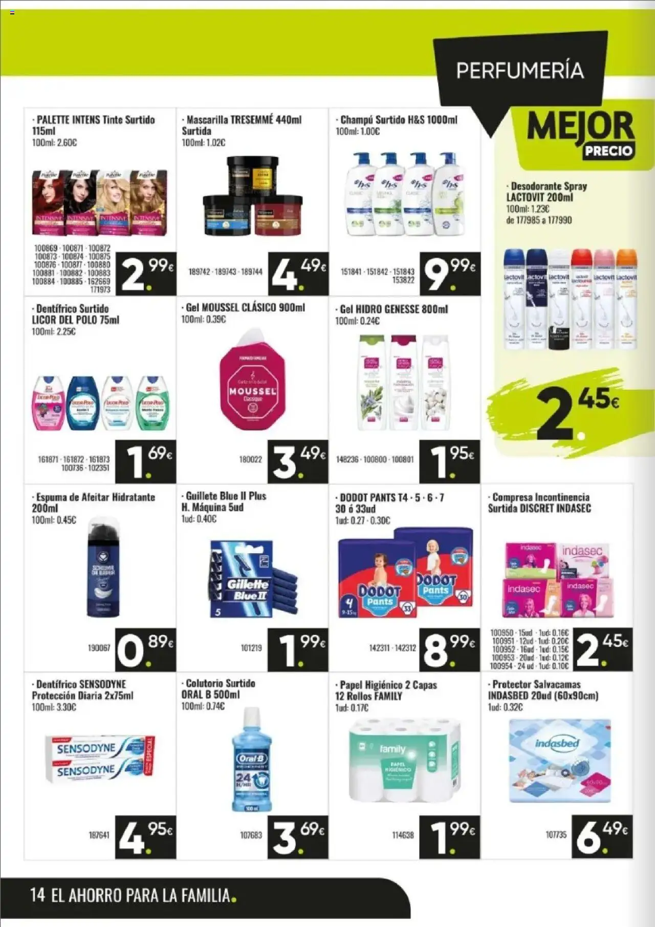 Family Cash folleto │ válido desde el 06.10.2025 | Página: 13 | Productos: Tinte, Licor, Desodorante, Papel higienico