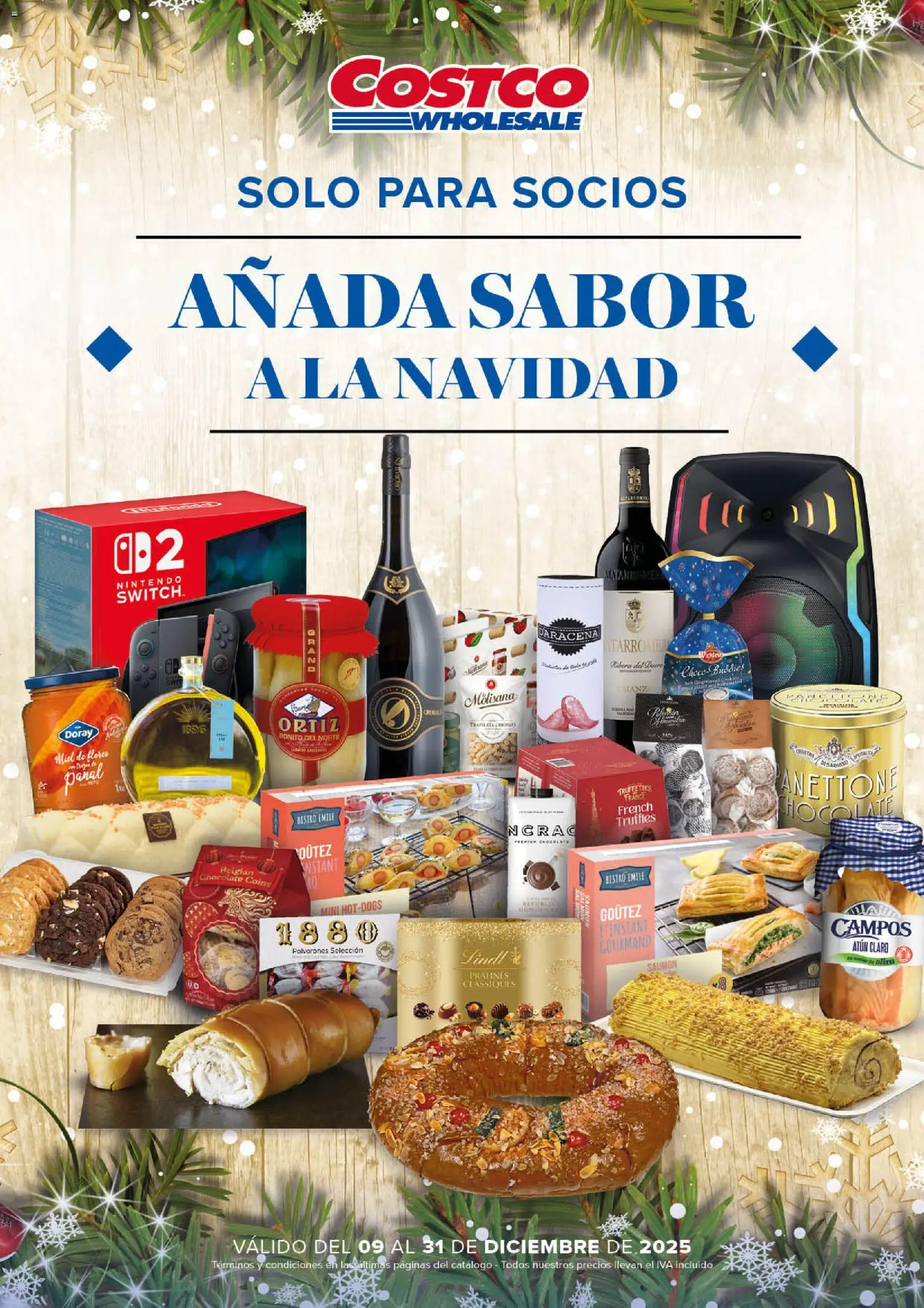 Costco catálogo │ válido desde el 09.12.2025 | Página: 1 | Productos: Ψηφιακή κάμερα, Chocolate, Atún claro