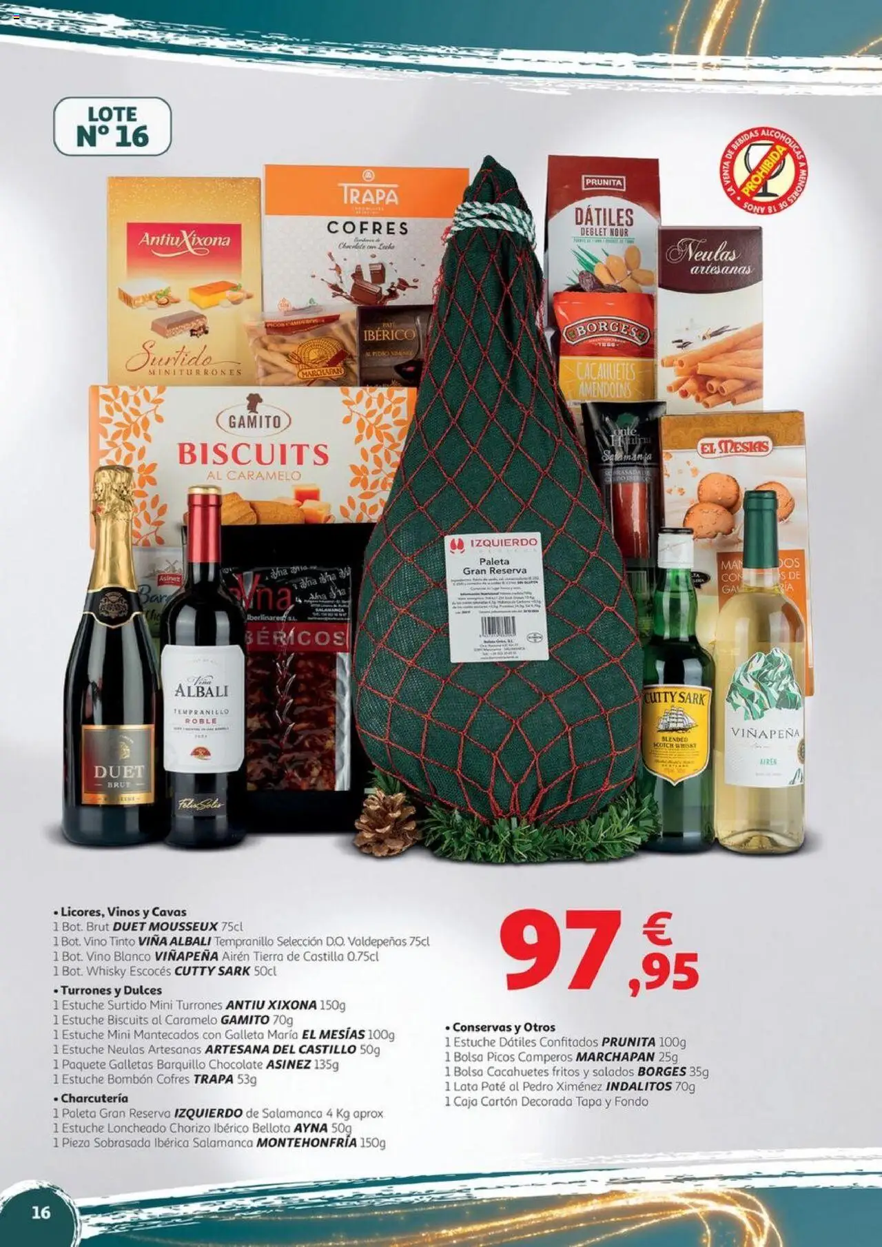 Alcampo - Alicante y Murcia │ válido desde el 06.11.2025 | Página: 16 | Productos: Paté, Sobrasada, Caja, Loncheado