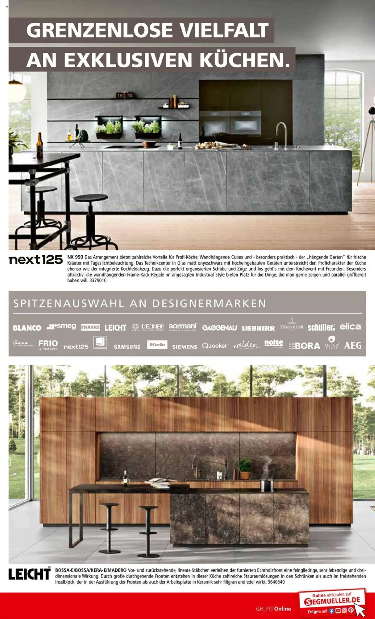 Segmüller Prospekt 	 – gültig ab 13.09.2025 | Seite: 39 | Produkte: Miele, Liebherr, Küche, Samsung