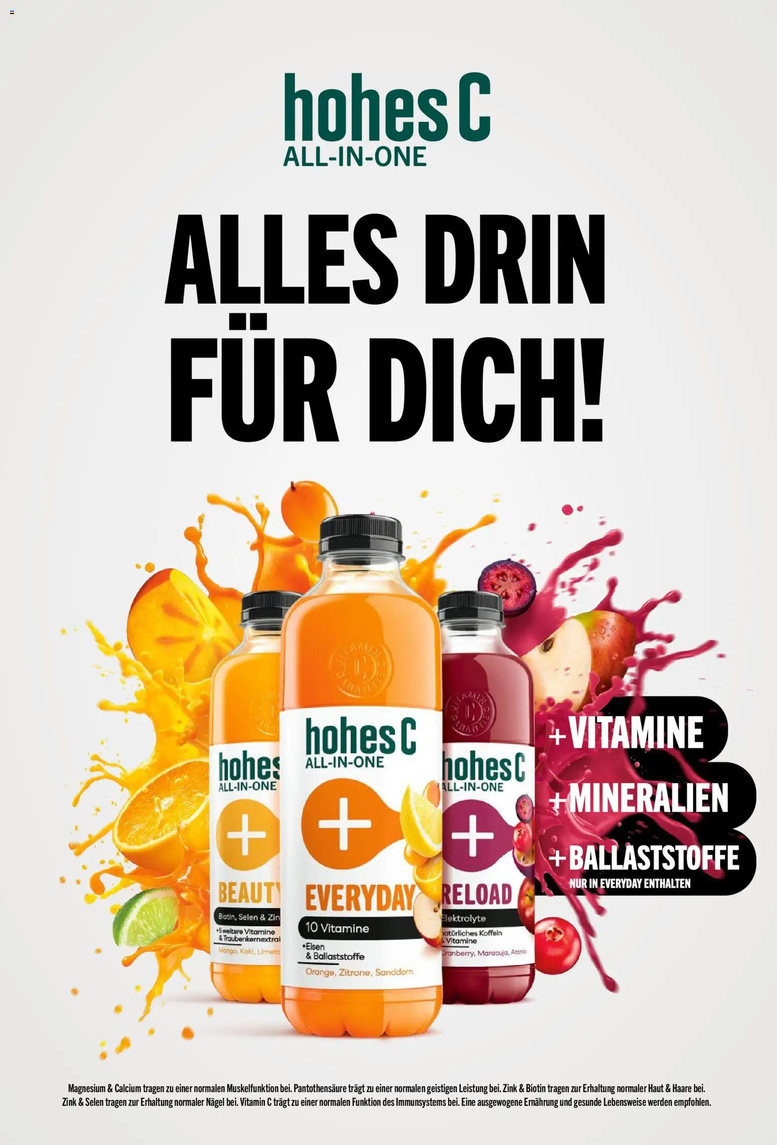 Famila Nordwest  myTime Dezember 2025 – gültig ab 01.12.2025 | Seite: 36 | Produkte: Hohes c