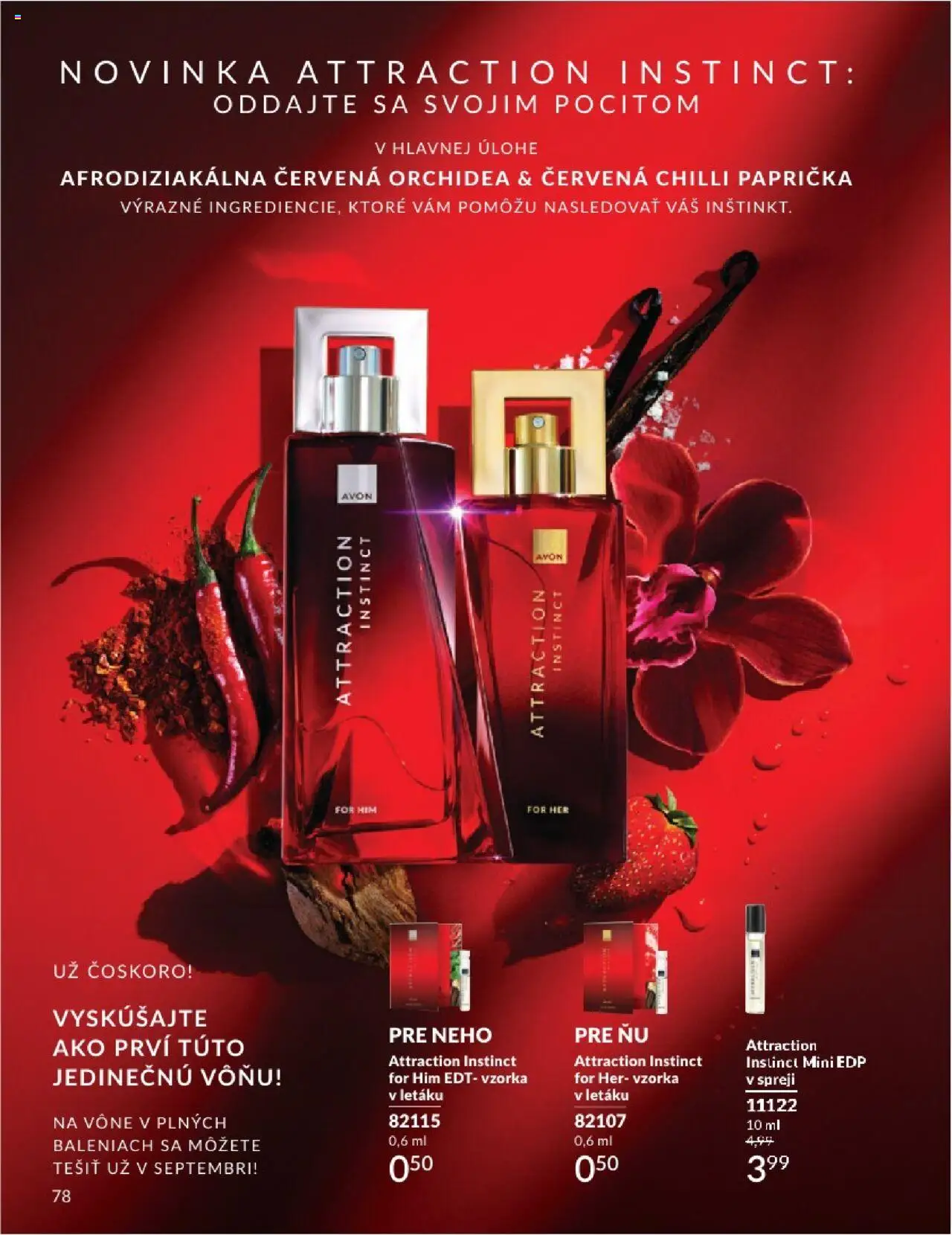 Katalóg Avon 2025 │ platný od 01.08.2025 | Strana: 78 | Produkty: Chilli, Orchidea