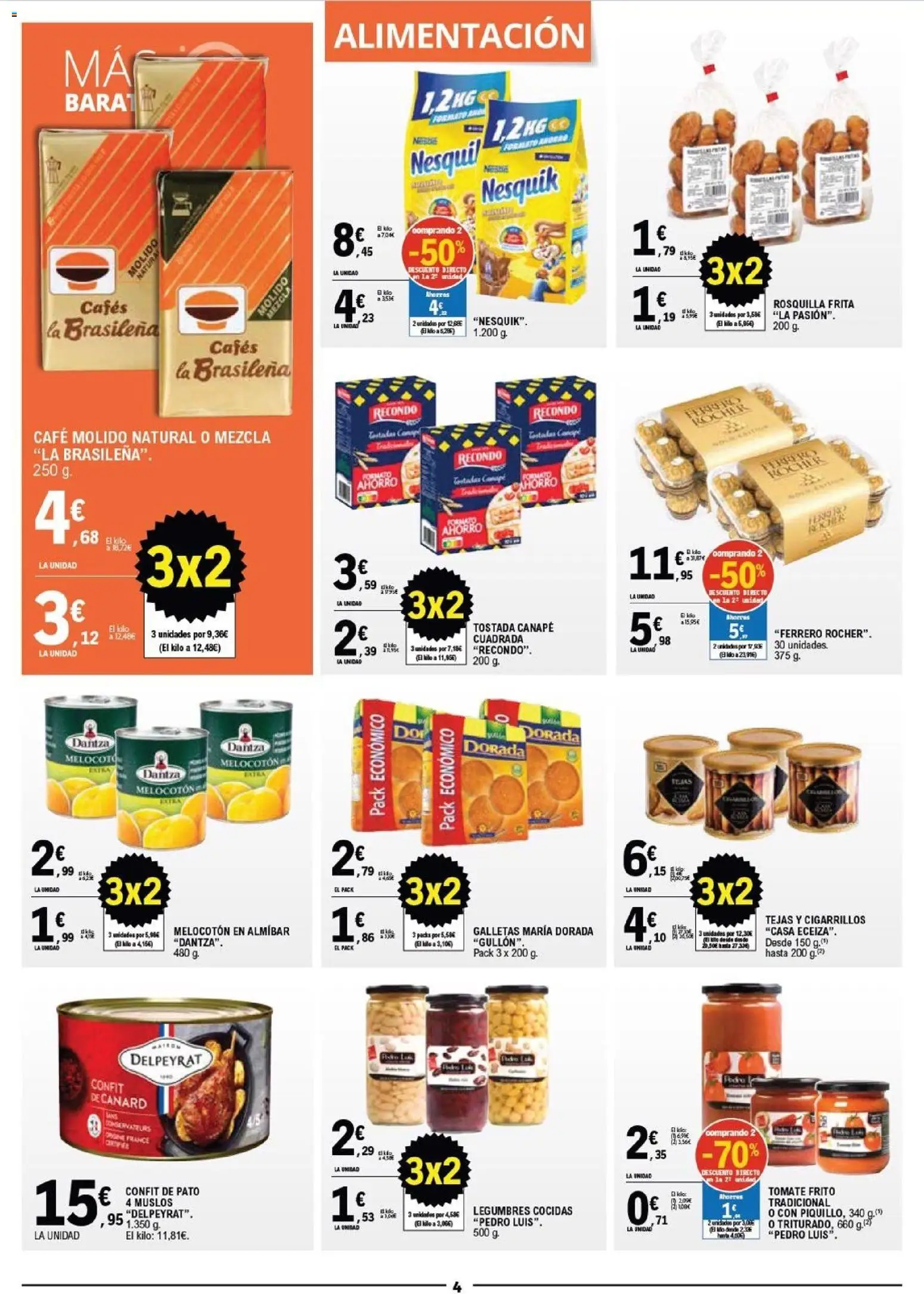 E.Leclerc Black Friday │ válido desde el 26.11.2025 | Página: 4 | Productos: Café, Café molido, Galletas