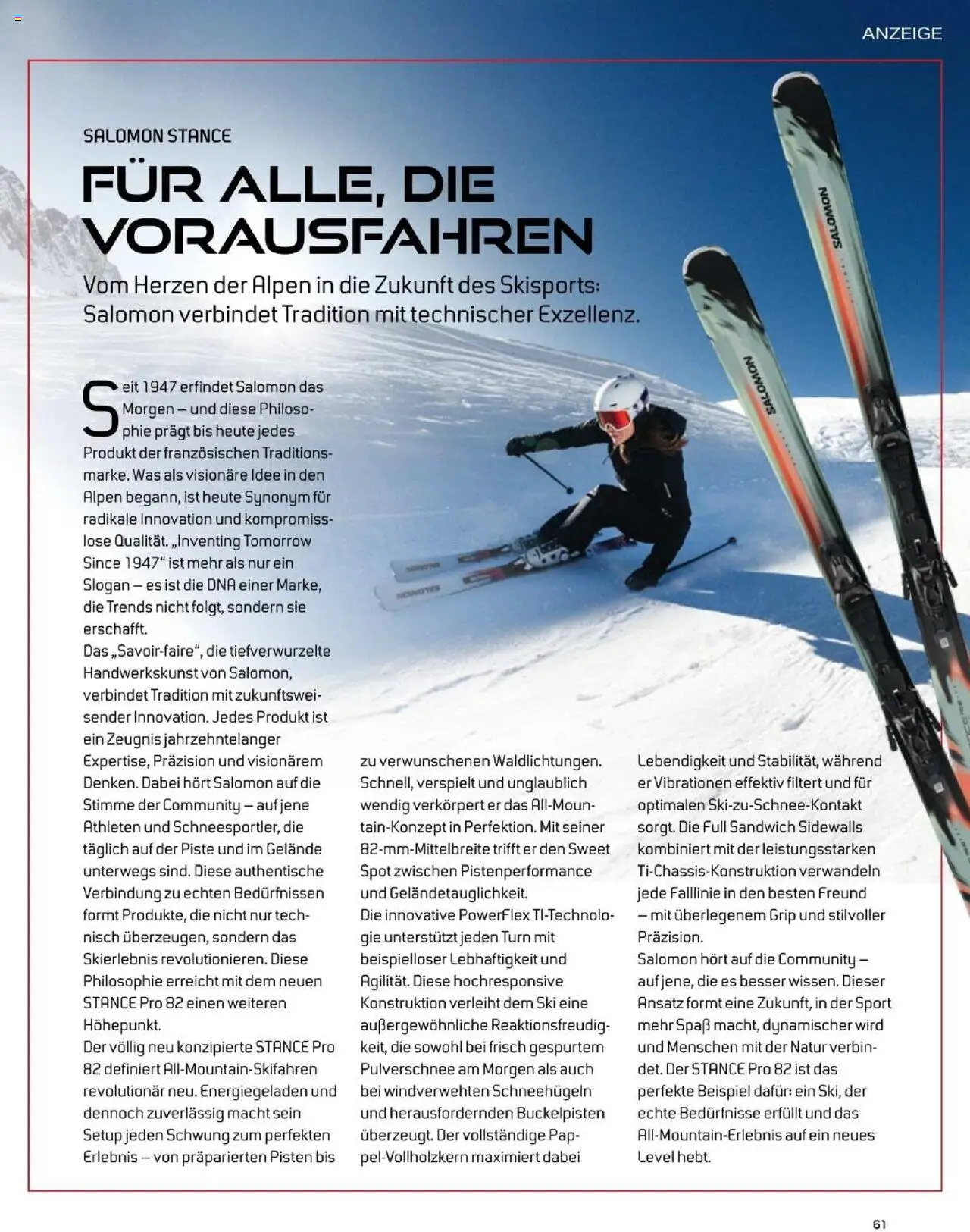 Sport2000 Prospekt Home of Schnee erleben – gültig ab 23.09.2025 | Seite: 61 | Produkte: Ski