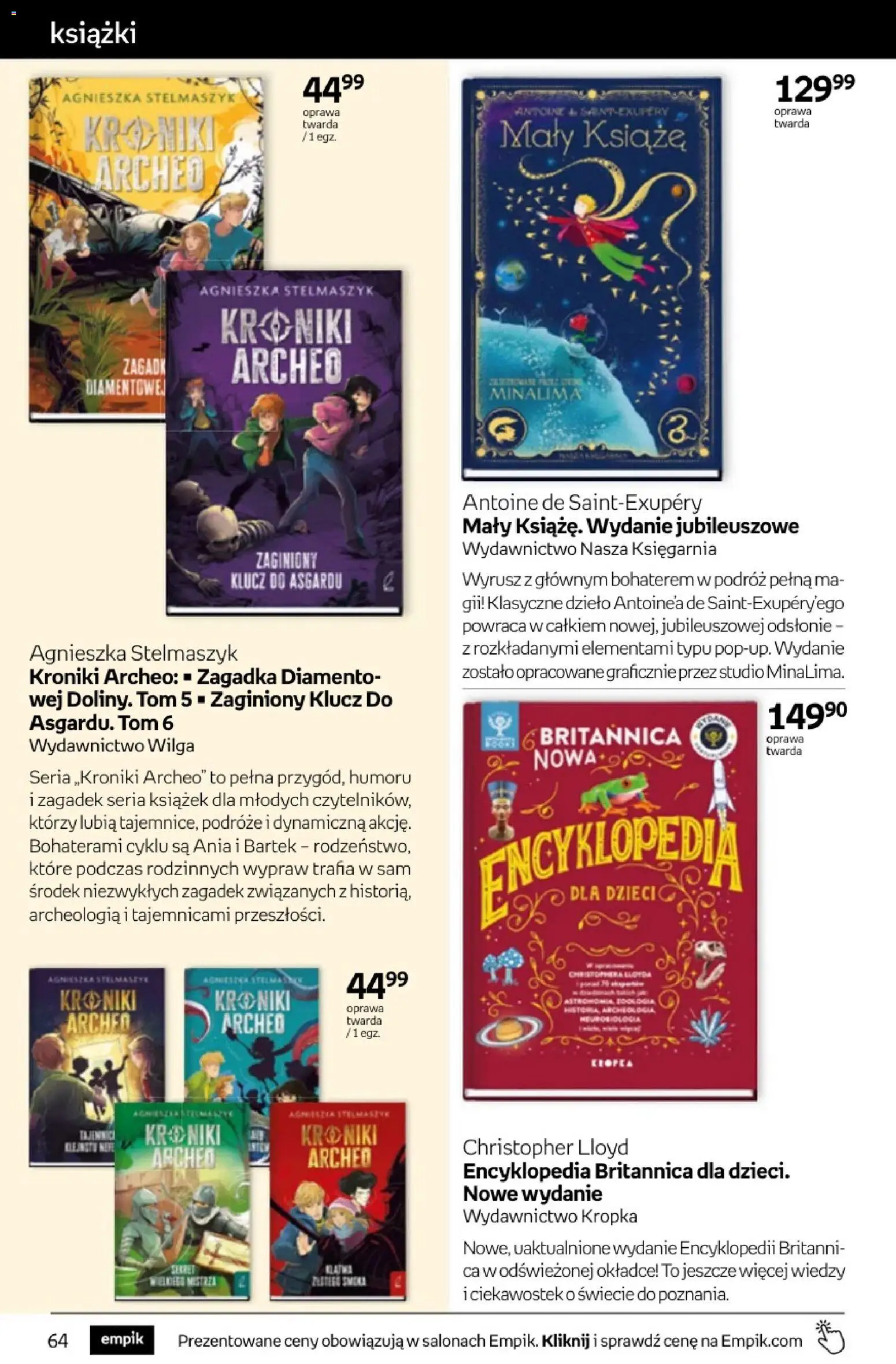 Empik promocje - Tom kultury Książki od 22.04.2026 | Strona: 64 | Produkty: Książki