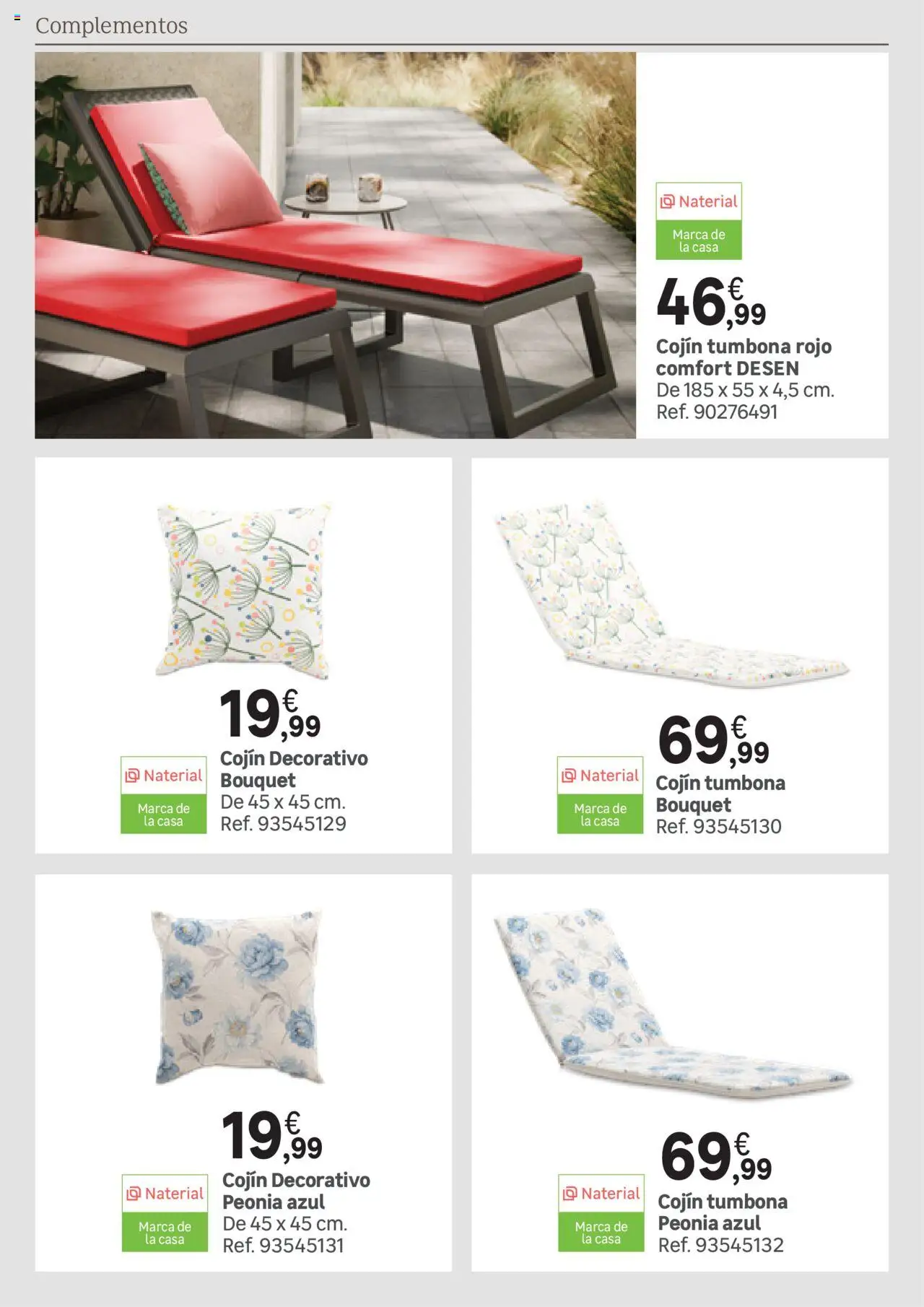 Leroy Merlin catálogo │ válido desde el 25.03.2025 | Página: 192 | Productos: Tumbona, Cojín